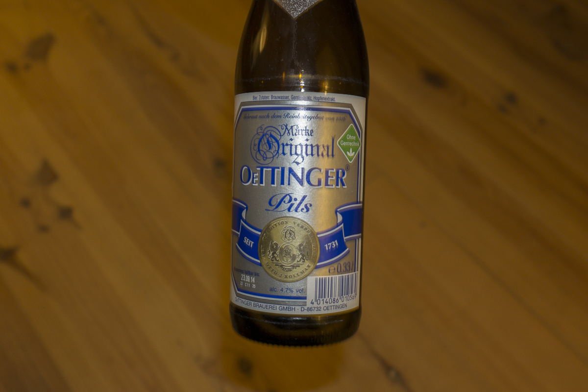 The beer we were drinking.
