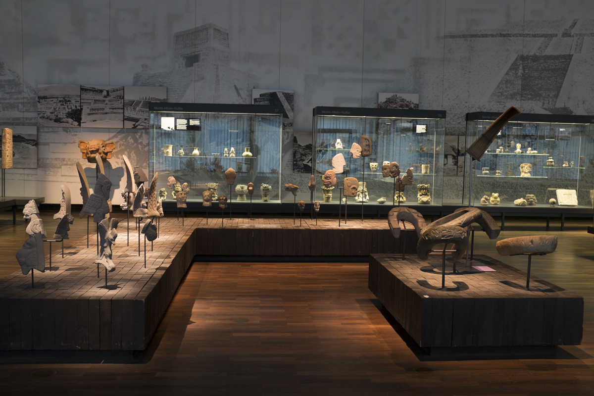 Some of the 'collected' works house in the museum. Sort of a questionable area as well - where these obejects were taken from and their provenance is in questioned for me.