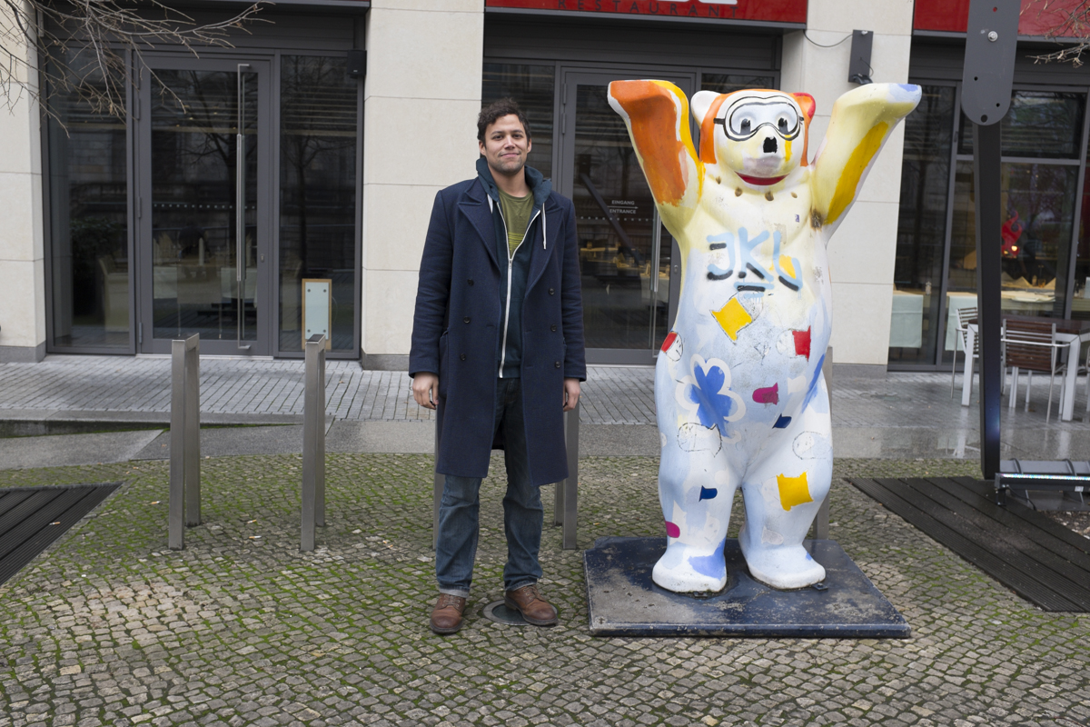 There's also this dude - the Berliner Bear, theyve got loads of them all around the city painted in different fashions.