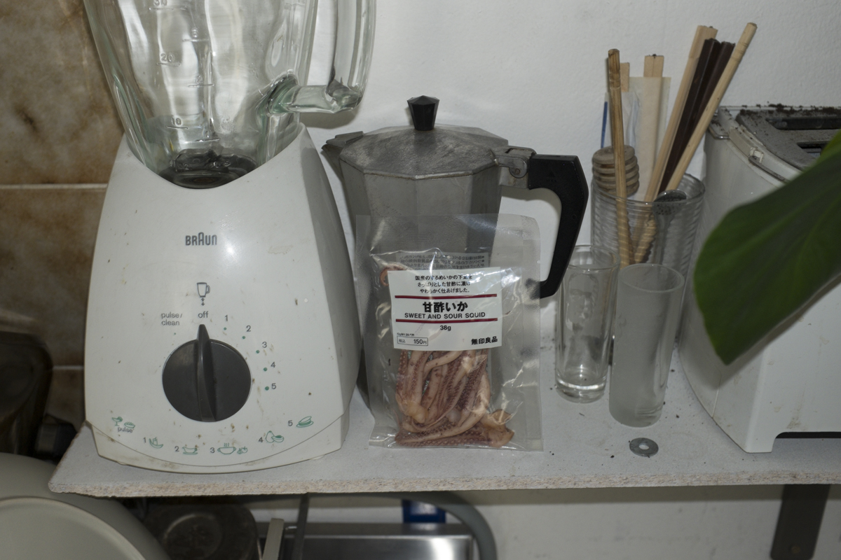 Raul's just gotten back from Japan for a 3 months or so residency. He's got a lot of little treasures lying around.