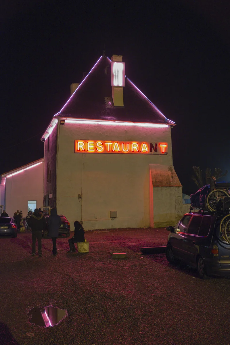Some creeped out restaurant we stopped by.