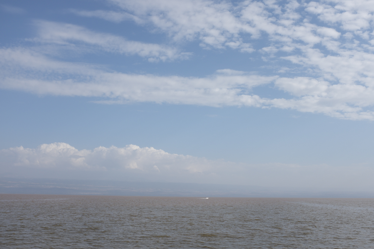Finally here's a view of the lake. Its kinda brown but actually relatively clean. It's one of the only lakes you can swim in throughout Ethiopia as most of the others have parasites.