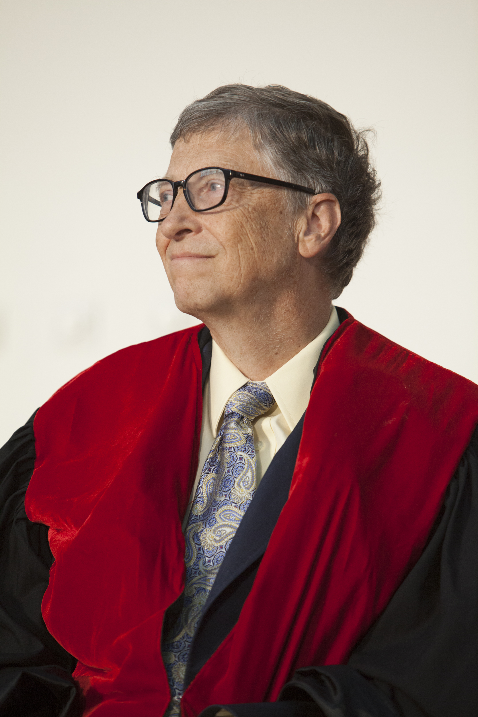  Bill Gates, Co-Chair of Bill and Melinda Gates Foundation is pictured during an Honourary Doctorate Degree ceremony at Addis Ababa University in Addis Ababa Ethiopia on 24 July 2014. Bill Gates was awarded with an honorary doctorate degree from the 