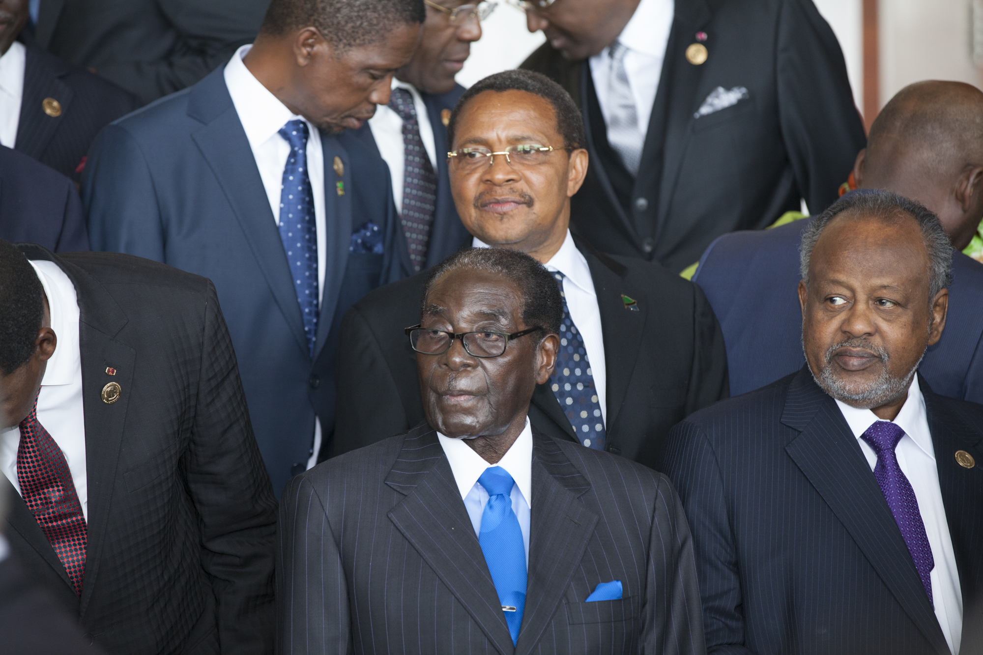  Robert Mugabe, President of Zimbabwe, is pictured at the opening ceremony of the 24th Heads of State meeting at the African Union in Addis Ababa 30 Jan 2015. 
