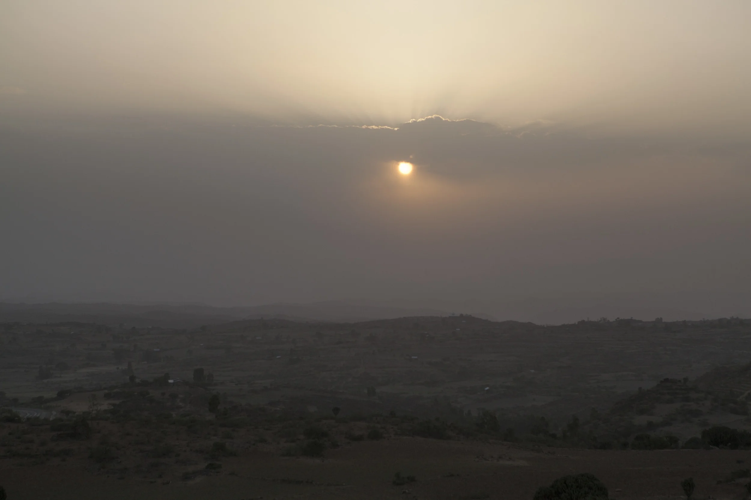 Obligatory sunset pic, a view from the Gheralta lodge where we stayed.