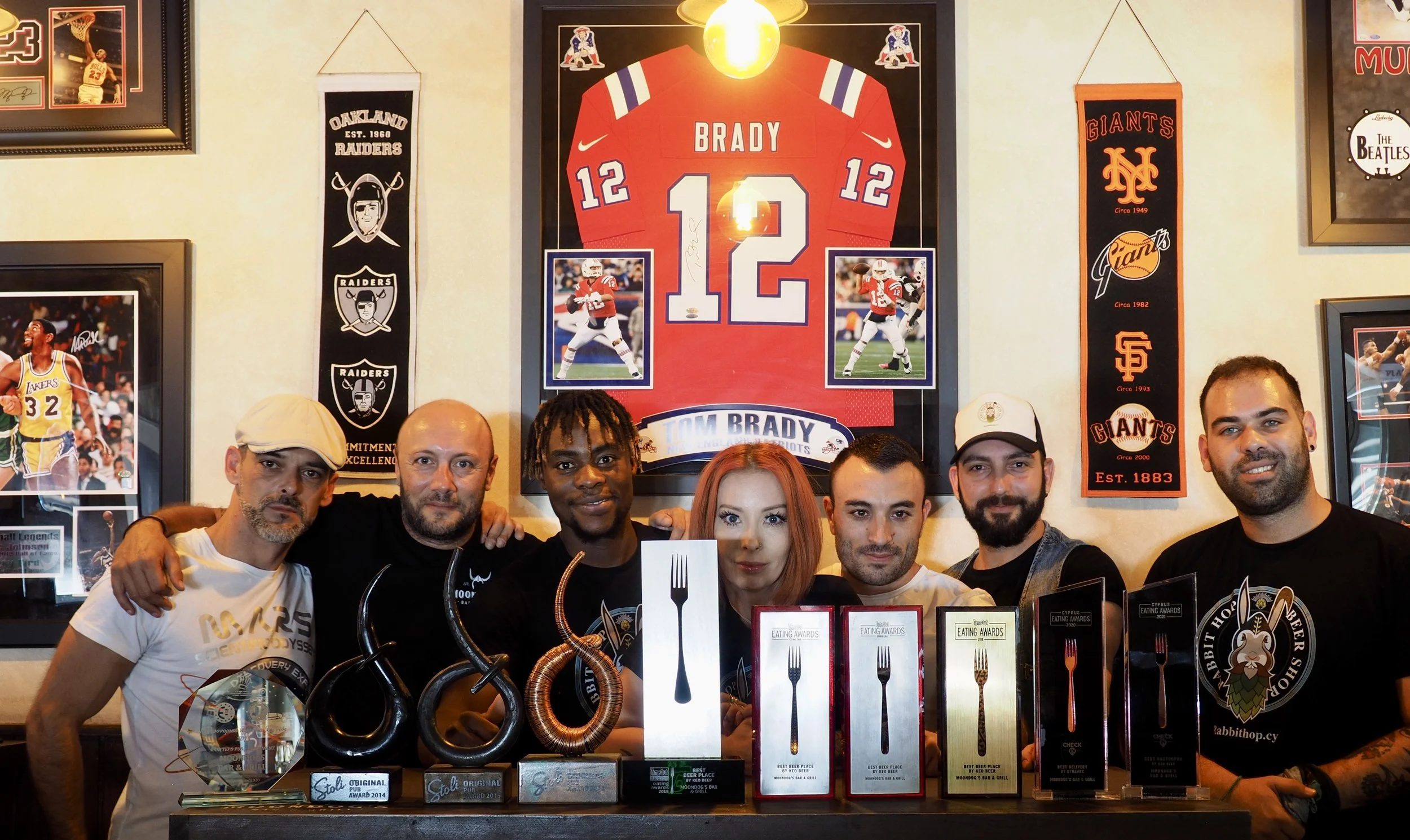 Moondog's Bar & Grill, an award winning sports bar in Nicosia.