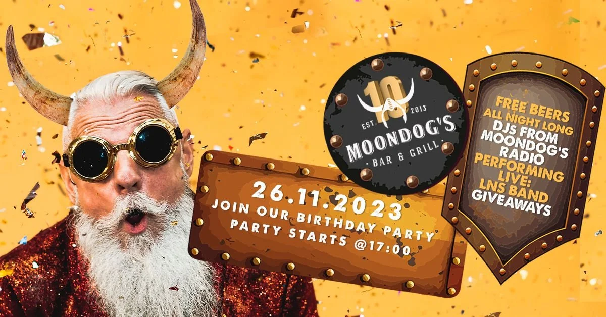 Join our birthday party! 26.11 Sunday