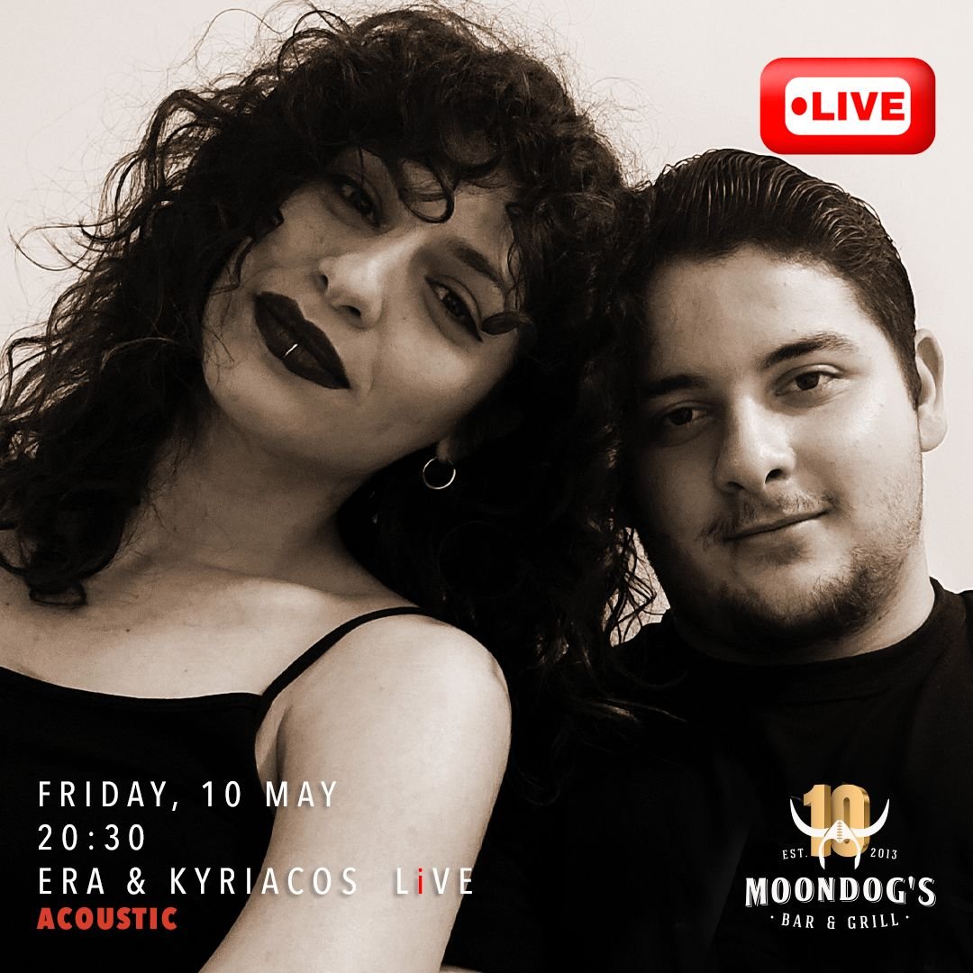This FRIDAY 👇
LIVE Acoustic Performance with @aera_40 &amp; @kyriacos.86 🎶

Join us 🍻
.
.
.
.
#moondogscy #nicosiaevents #nicosianews #livemusic #liveacoustic