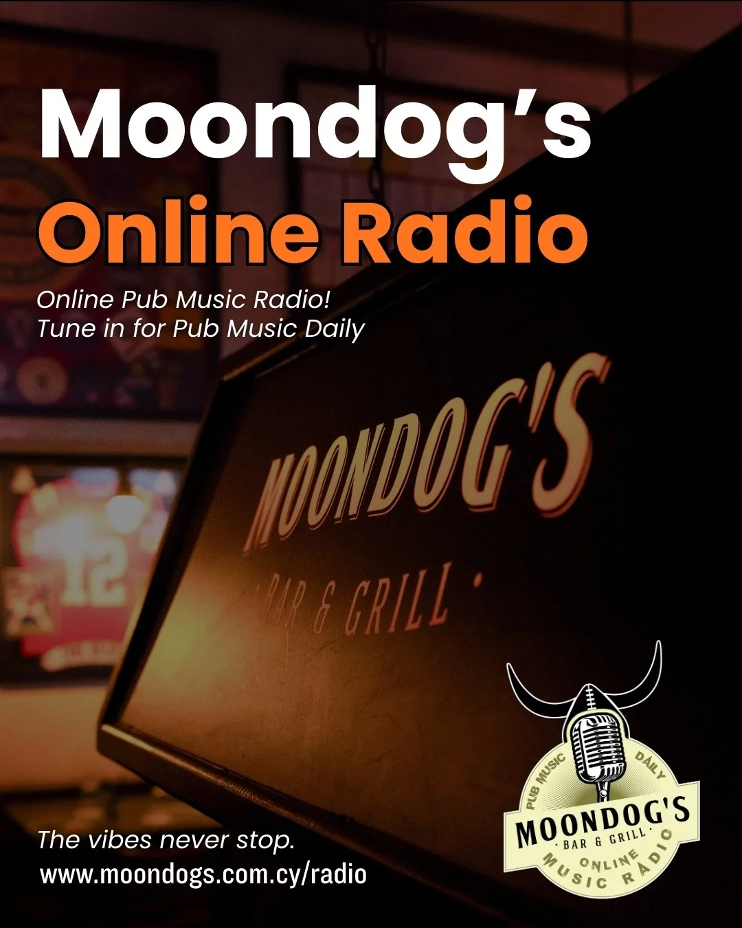 🎶 Online Pub Music Radio 📻!
Tune in for Pub Music Daily &ndash; the vibes never stop.
👉 Listen now: https://moondogs.com.cy/radio
.
.
.
#PubMusicDaily #MoondogsRadio #GoodVibesOnly