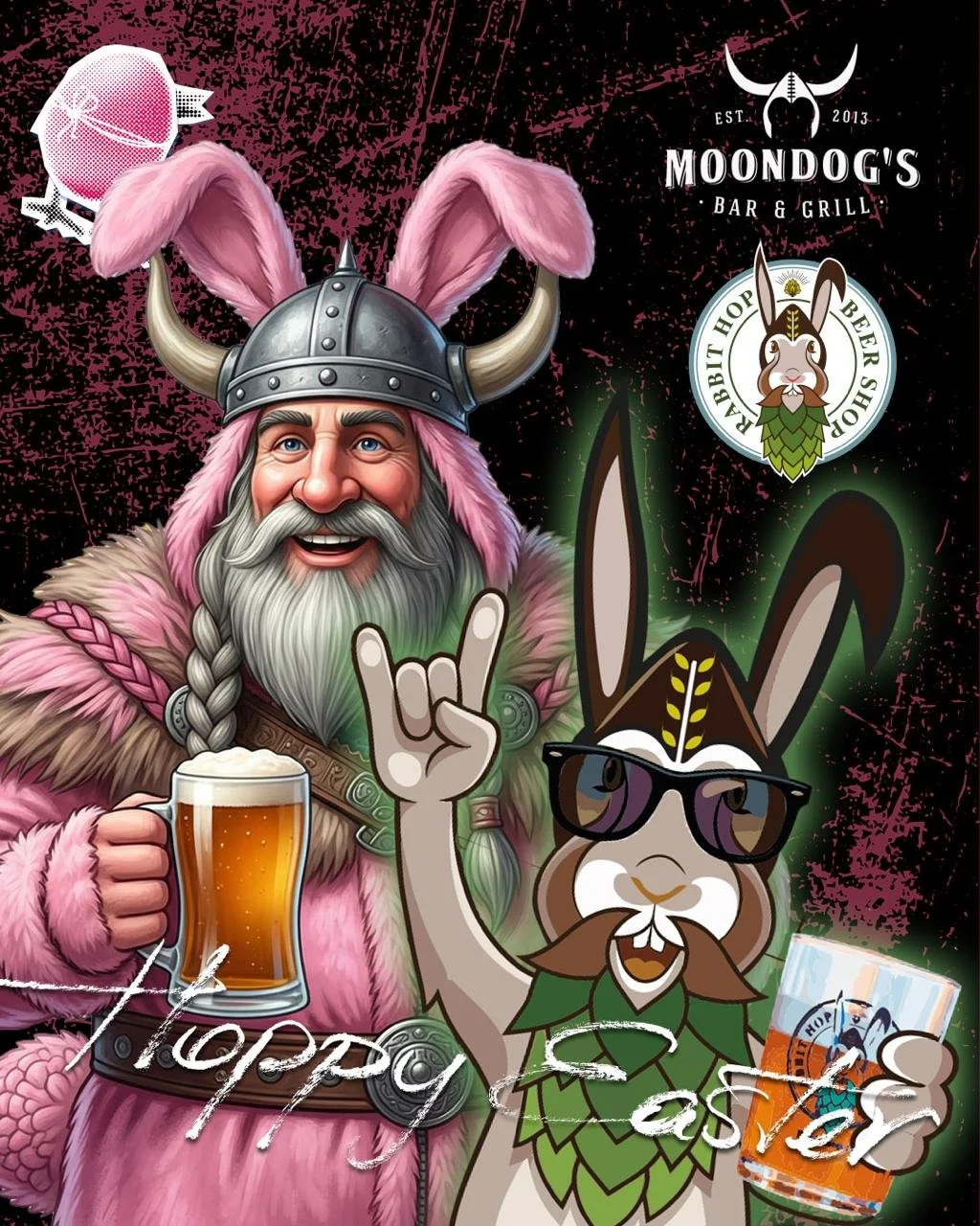 Happy Easter, everyone! 🐰🍻
Wishing you all great laughs, awesome company, and plenty of good vibes (and maybe a few beers too 😄).

Hope you hop into the holiday spirit and make some awesome memories with friends and family.

Take care ❤

#moondogs