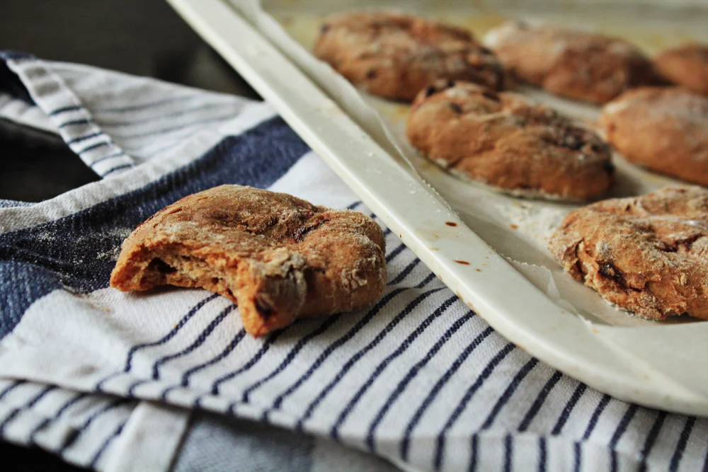 Tea biscuits with persimmon and chocolate flakes 2.jpg