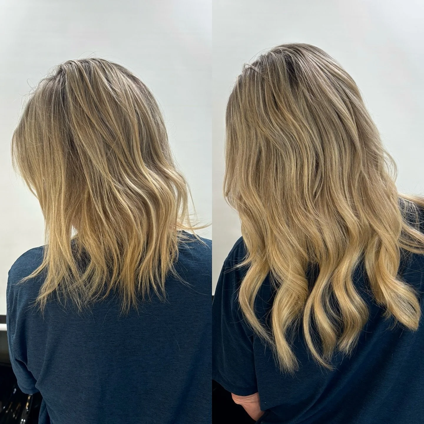 ✨Sometimes all it takes is one transformation to feel like you again.✨

We added a simple row of 18&rdquo; beach wave extensions that I custom-colored to blend seamlessly with her natural hair. The fullness, the shine, the confidence it all came toge