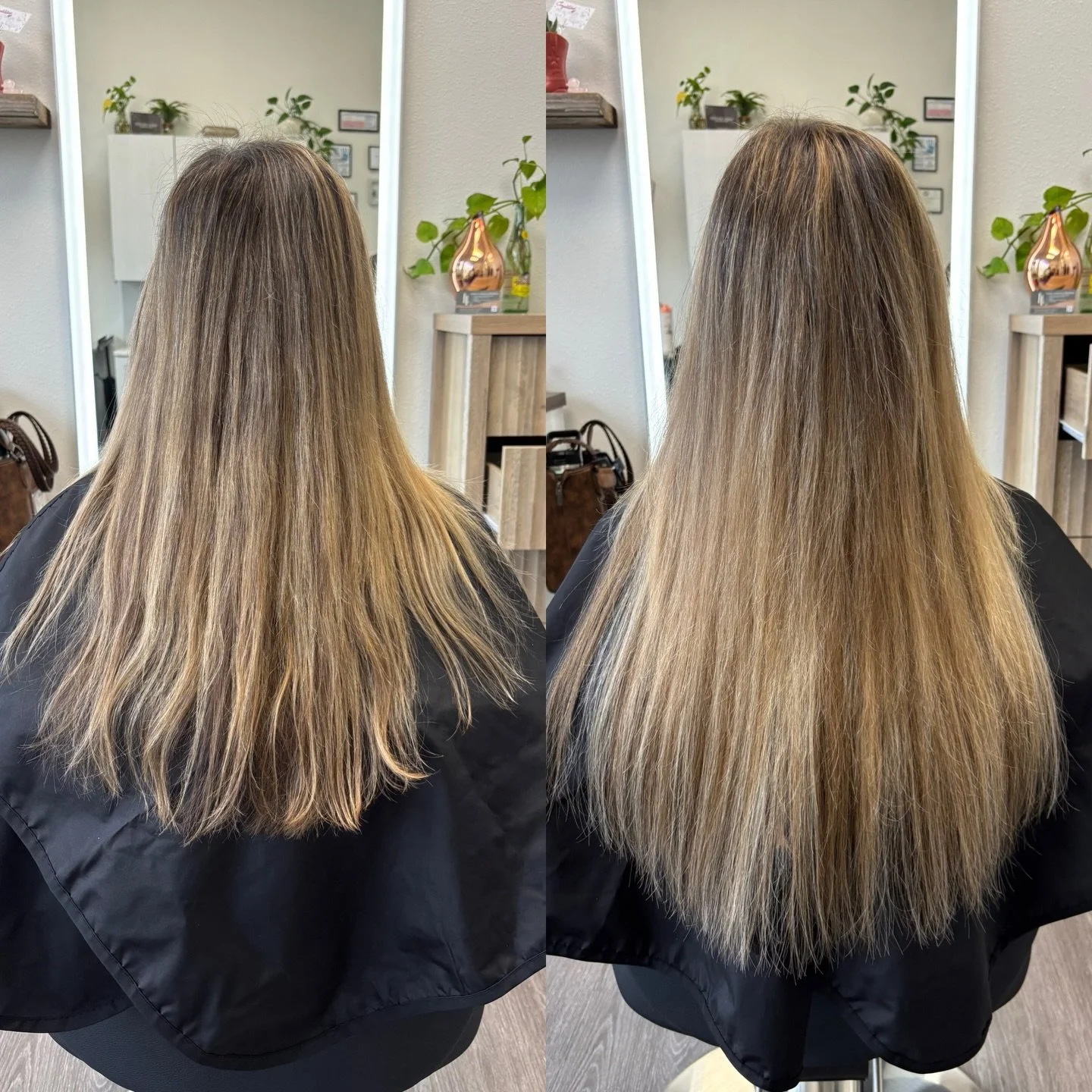 A single row that keeps things simple, low-maintenance, and beautifully effective.

This transformation (paired with a full head of highlights and a haircut) takes approximately 4.5 hours.

Your first maintenance appointment (booked for 2 hours) is s