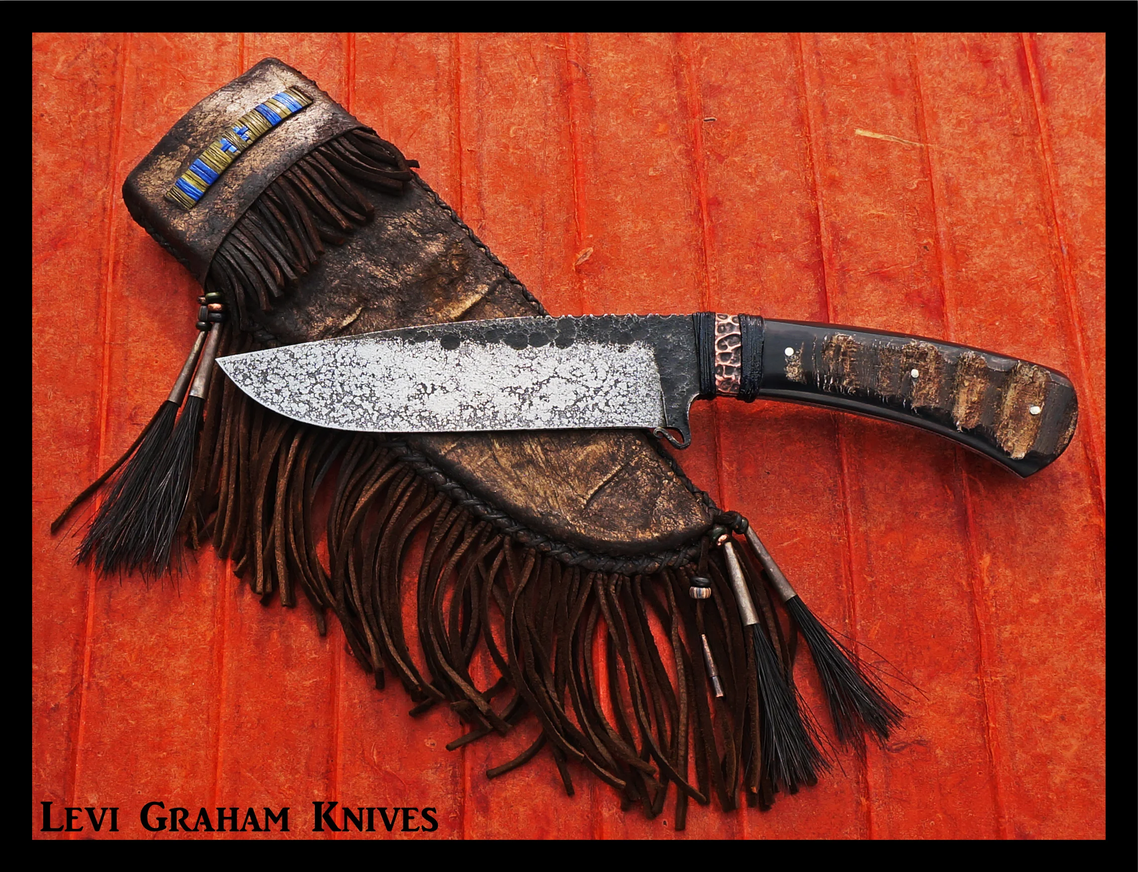 SOLD / Buffalo Belt Knife 10 1/2"