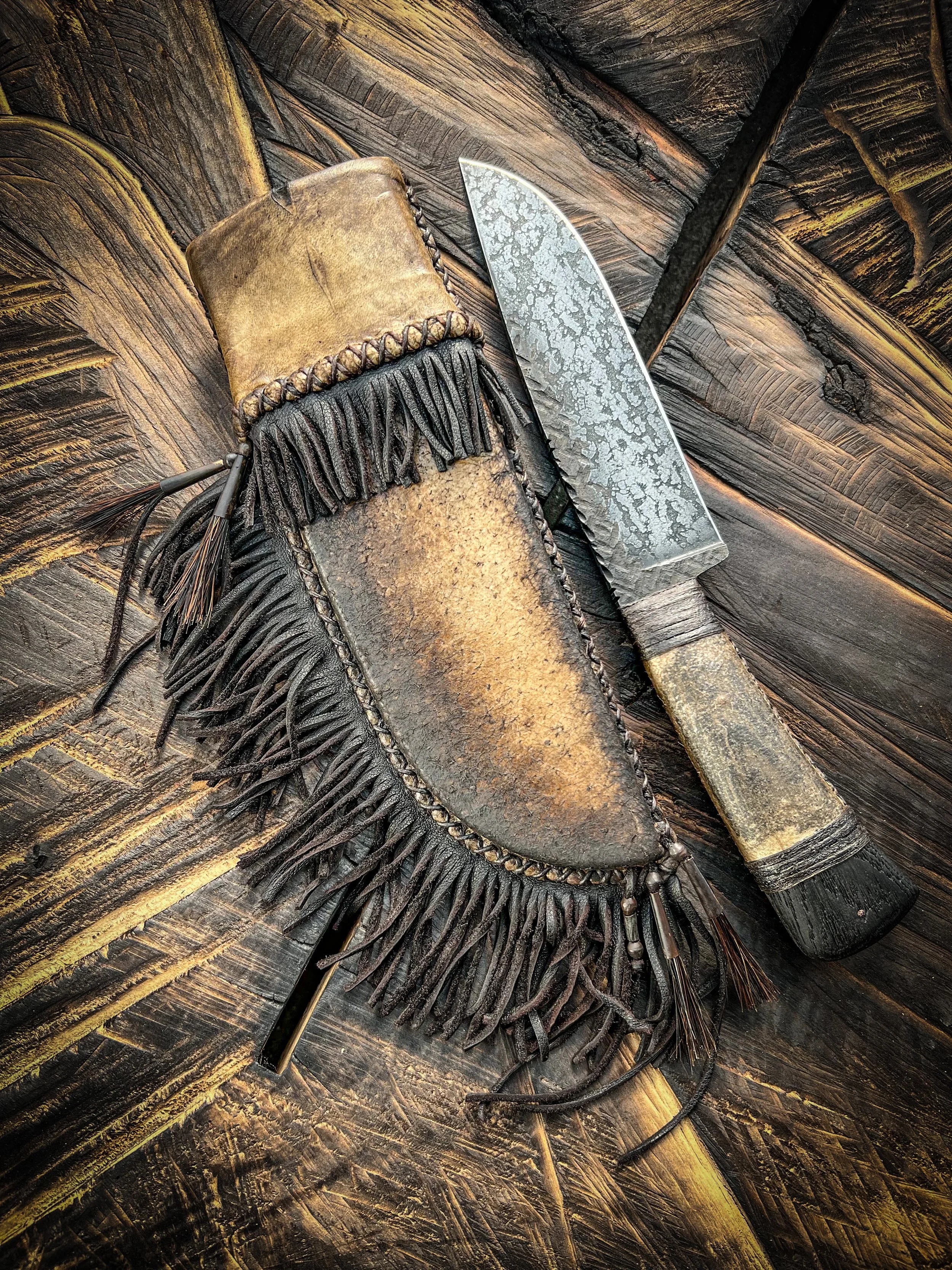 Sold - Frontier Belt knife 