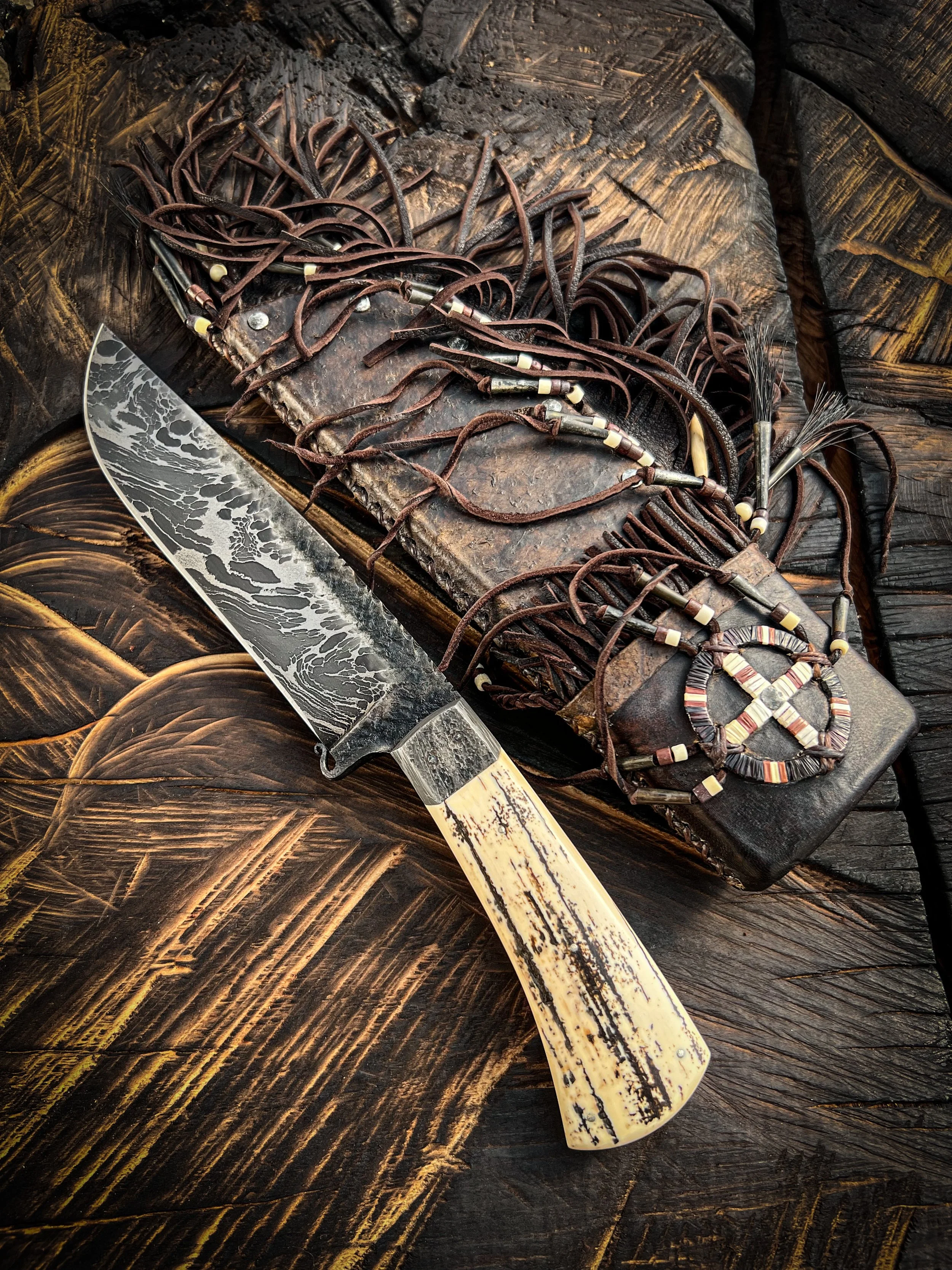 Sold - Cable Damascus with mammoth