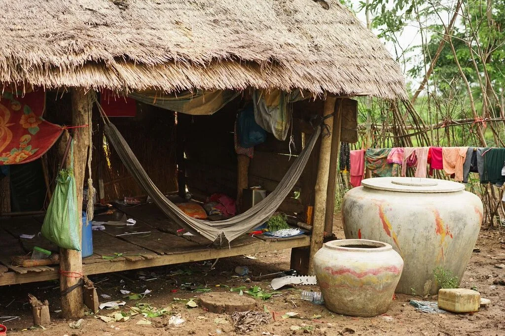 Chan's current home in the Minefield Village (2015)