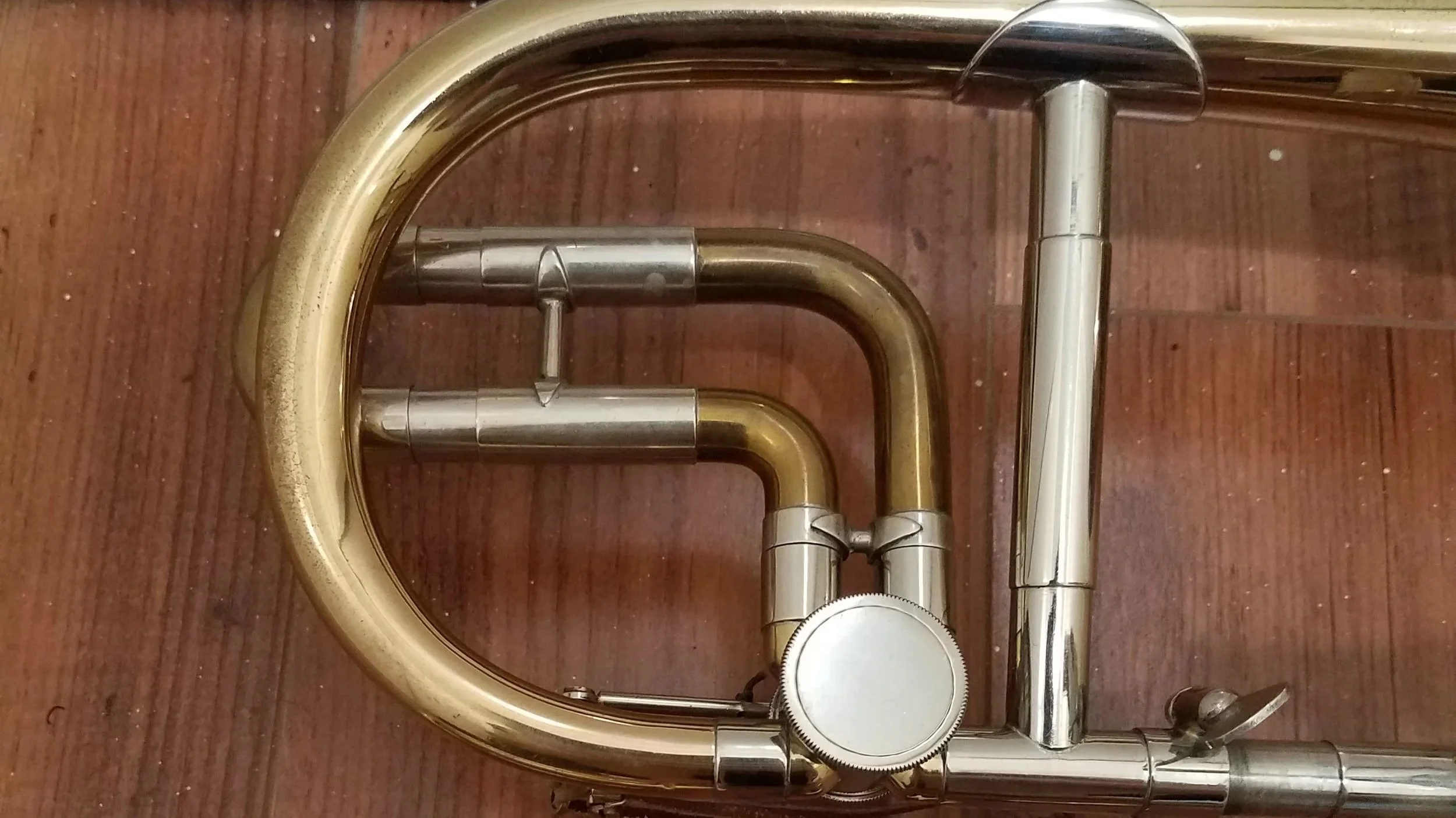 handmade German soprano trombone with G valve