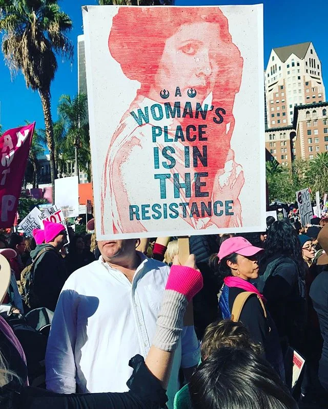 #RagCuffs representing at #womensmarchlosangeles