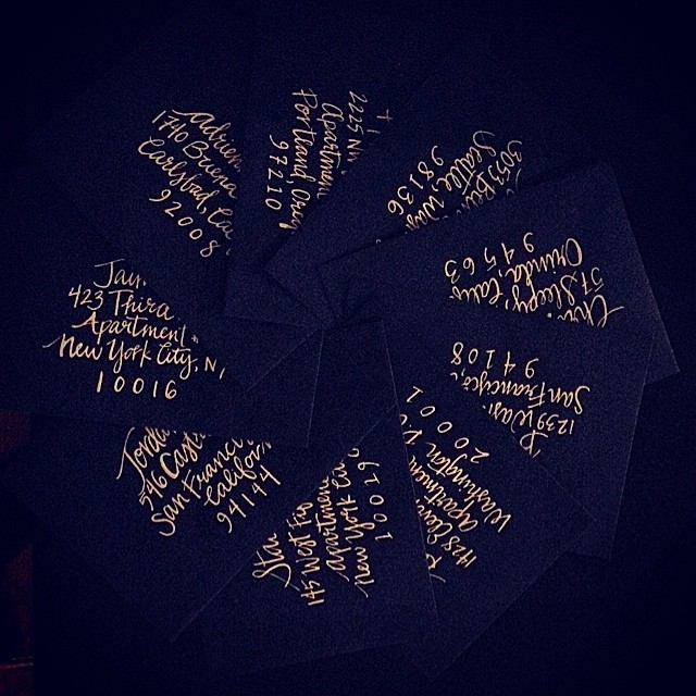 Taylor's invitations