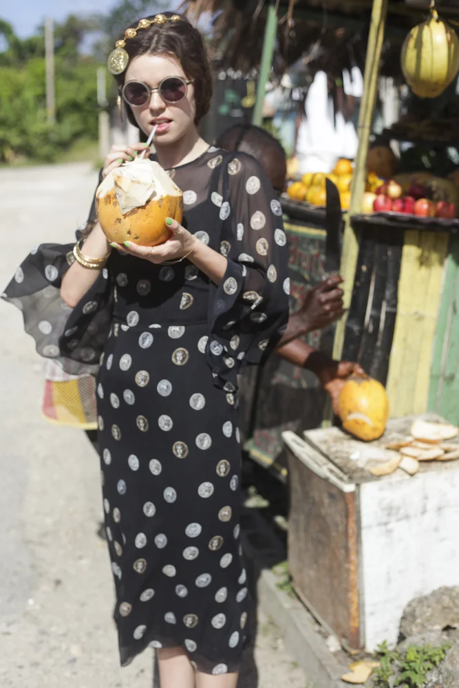 Freya in Dolce & Gabbana, Marni and Catbird