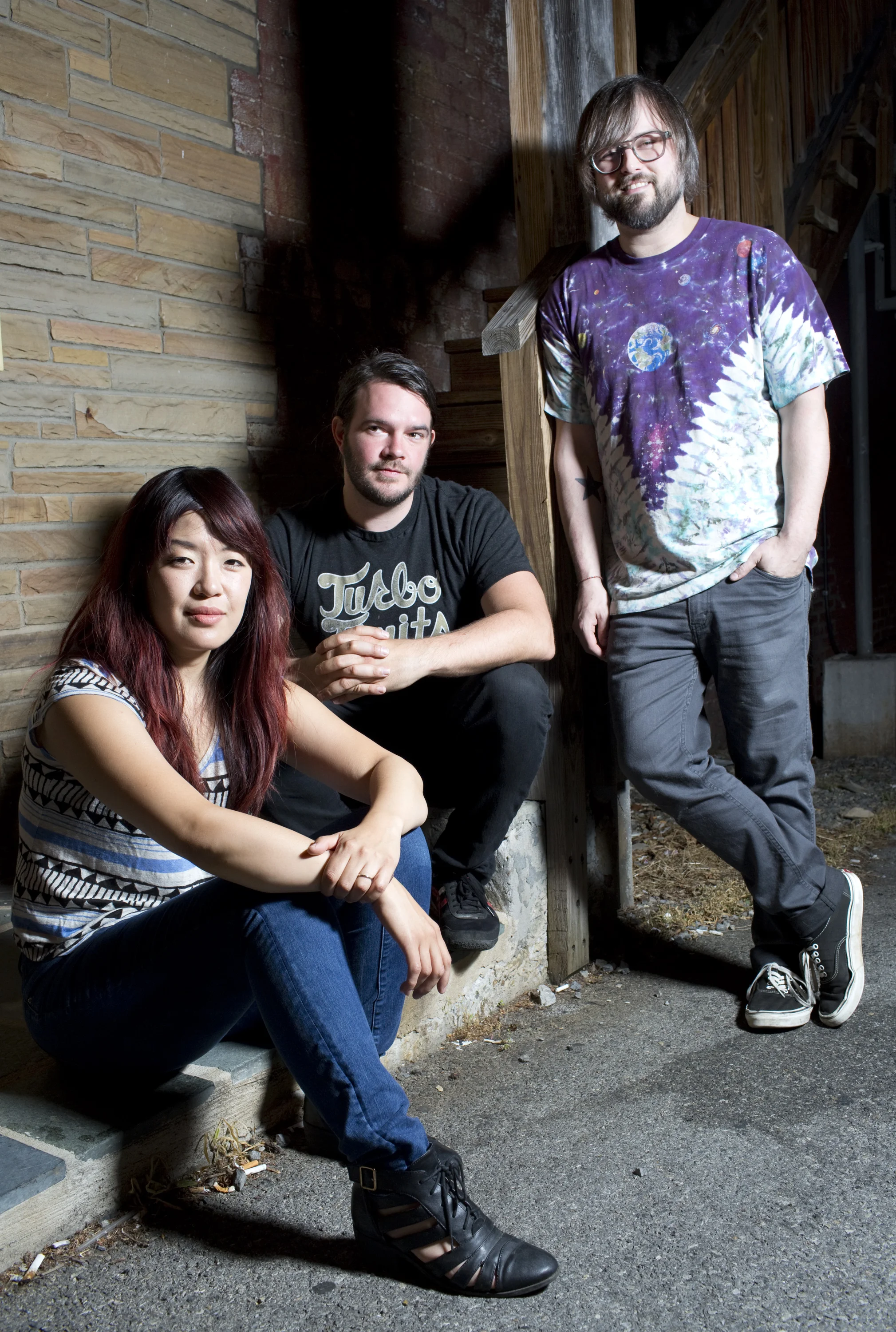  Eternal Summers is a Roanoke-based indie rock band who has received attention from Rolling Stone Magazine and The New York Times. The members are Nicole Yun, Daniel Cundiff, center, and Jonathan Woods, right. 