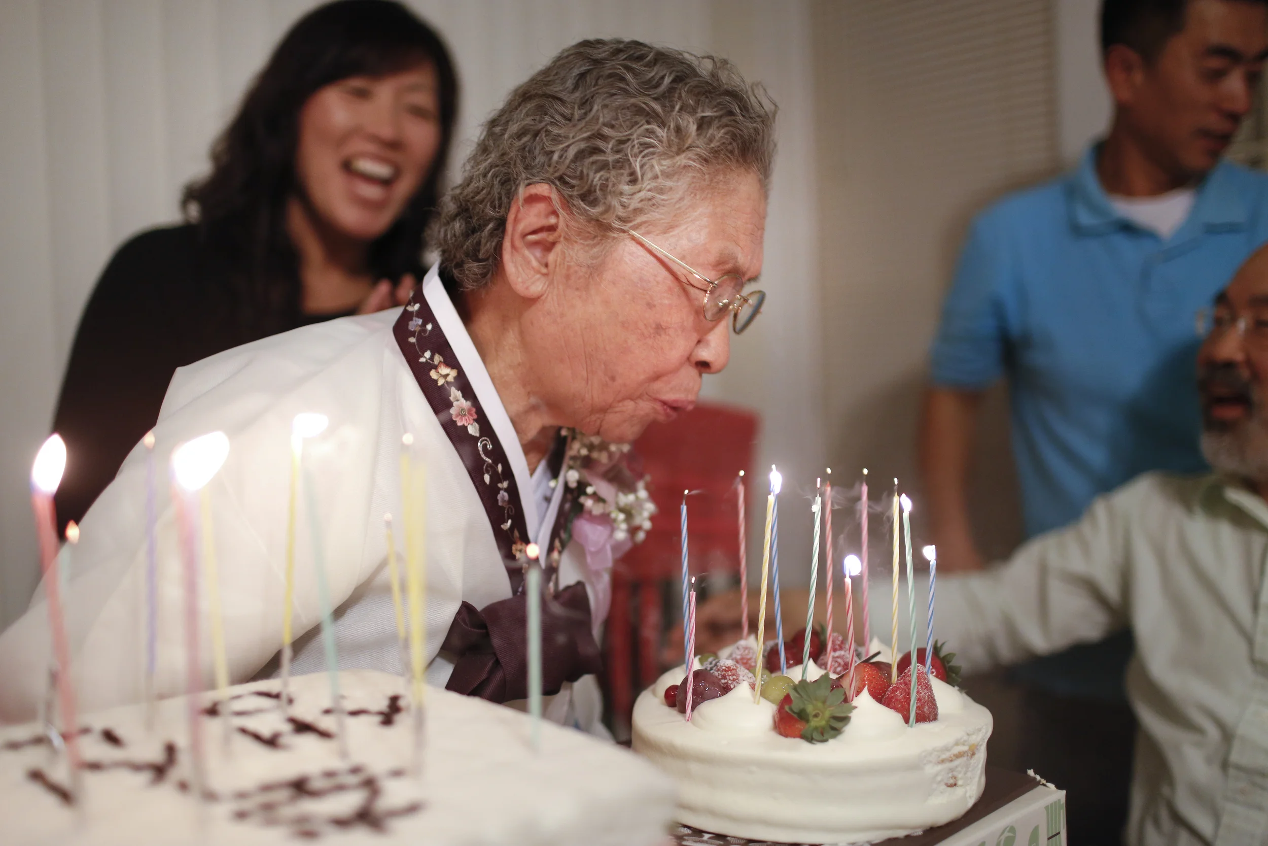  My maternal grandmother's birthday celebration in October.&nbsp; 