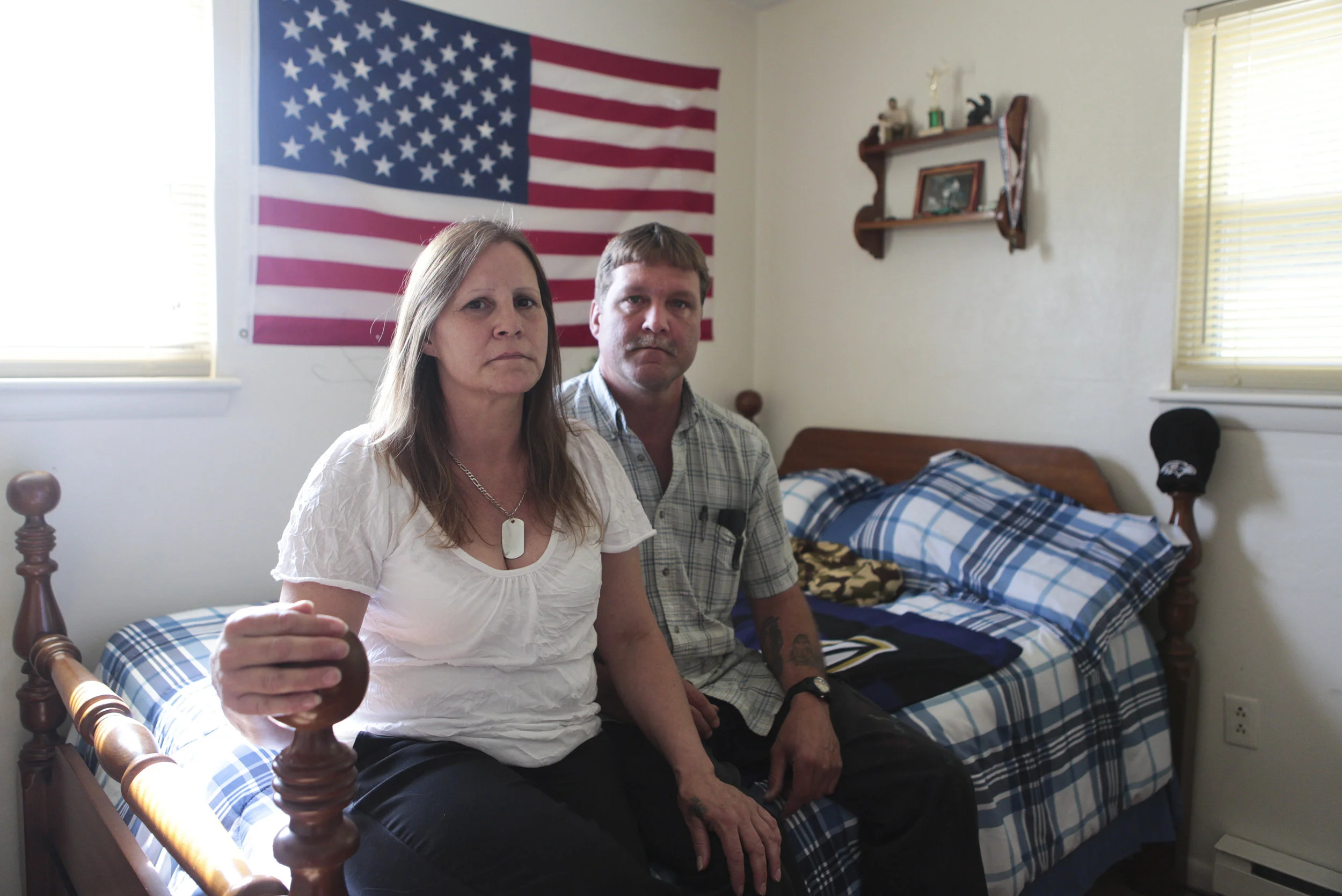  Max Poff's parents, David and Dianna, sit in Max's untouched bedroom. 16-year-old Max committed suicide, shooting himself in the head with his father's pistol, after his parents say was bullying he received from classmates at Wiliam Byrd High Scool.