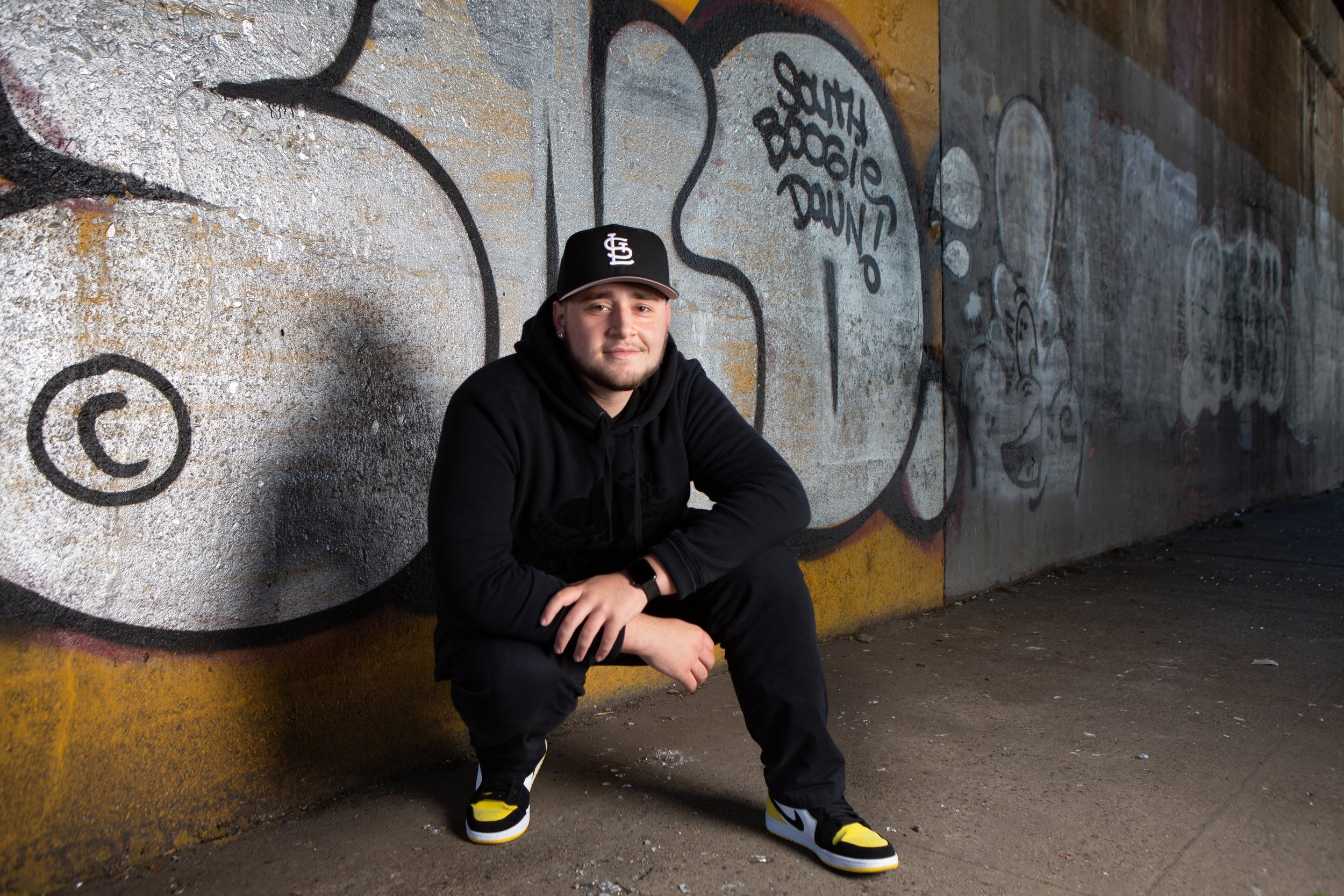  Noah Johnson, a graduating senior in high school, in the Bronx.  