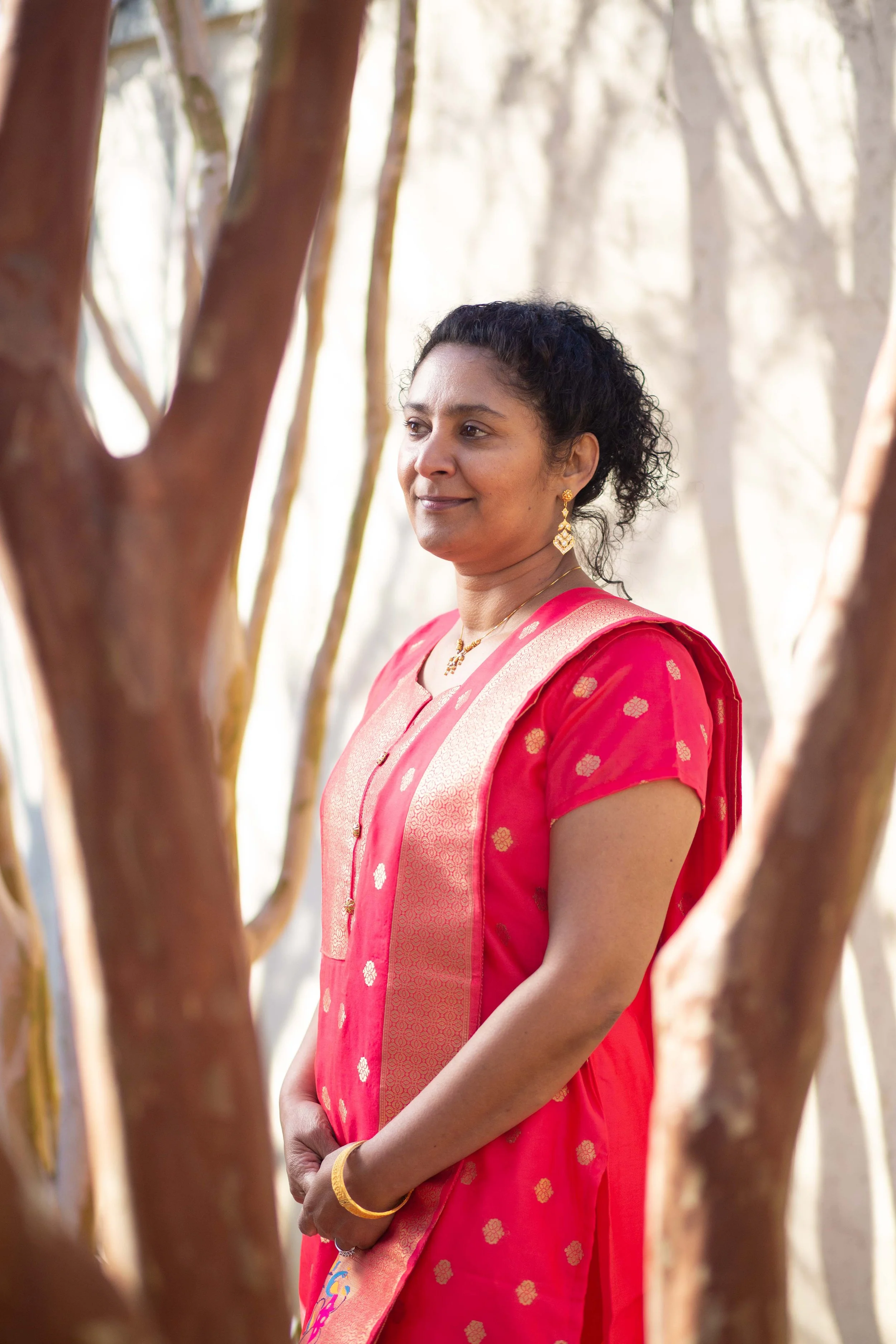  Shoba Panoli. Panoli works for the Treasury Department in New Jersey. She was born and raised in Malaysia and is married to an Indian man. Panoli is ethnically Sri Lankan and Indian and a third generation Malaysian. (Erica Lee for Grounds for Sculpt