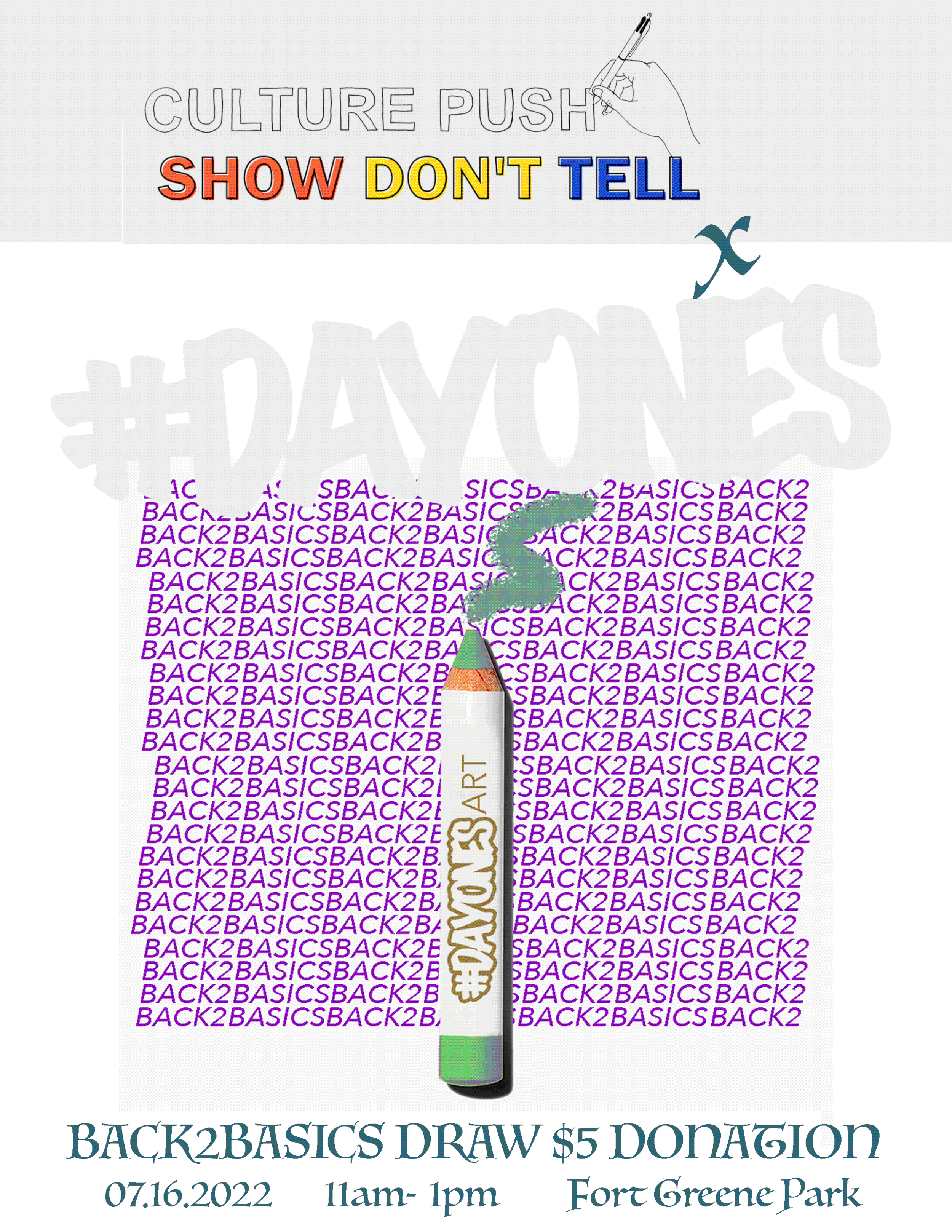 DayonesArt Back2Basics Drawing Class - with Artschoolscammer (Denae Howard)