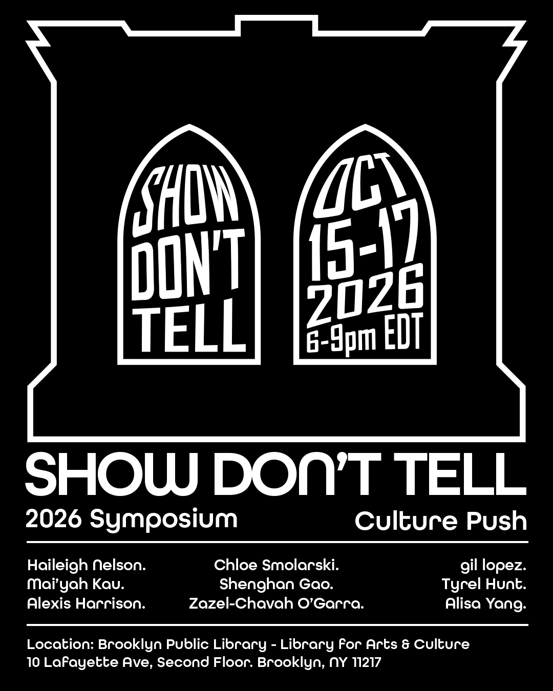 (In)Visibility | Show Don't Tell Symposium 2026 (Day 3)