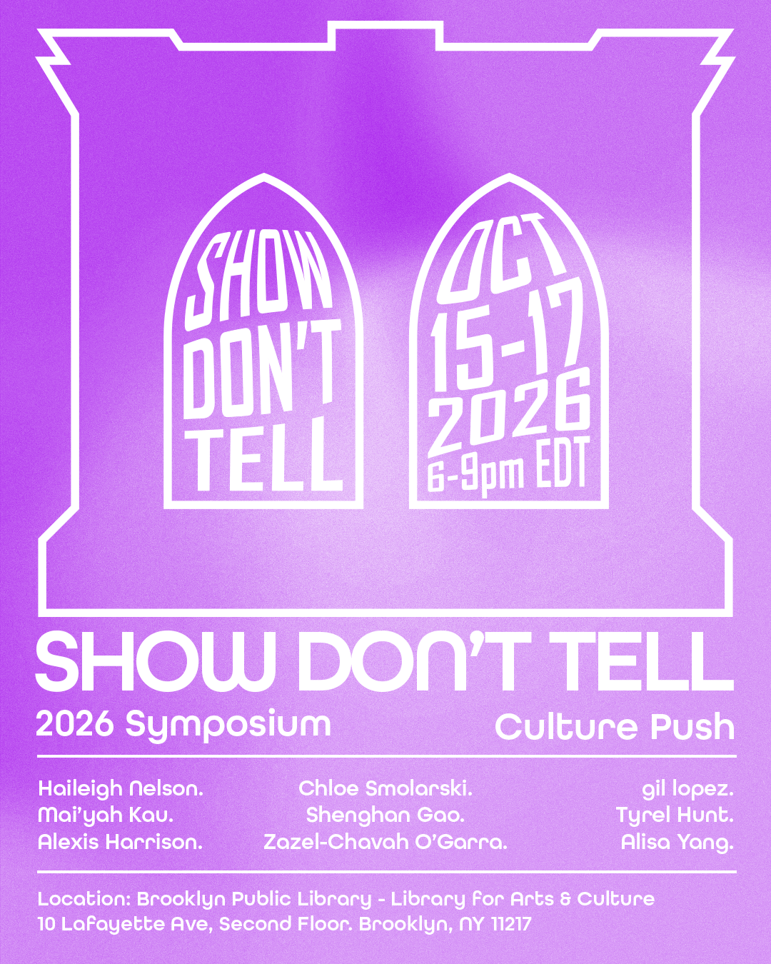 SENSORIUM | Show Don't Tell 2026 (Day 1)