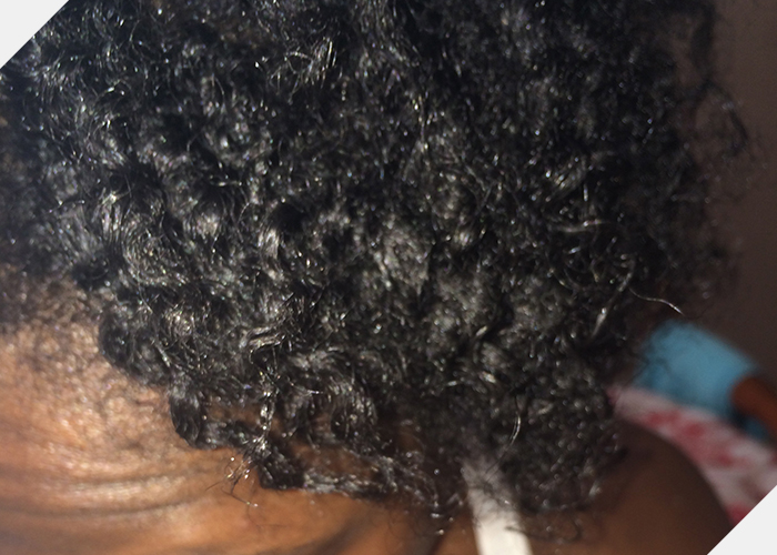 Shiny hair