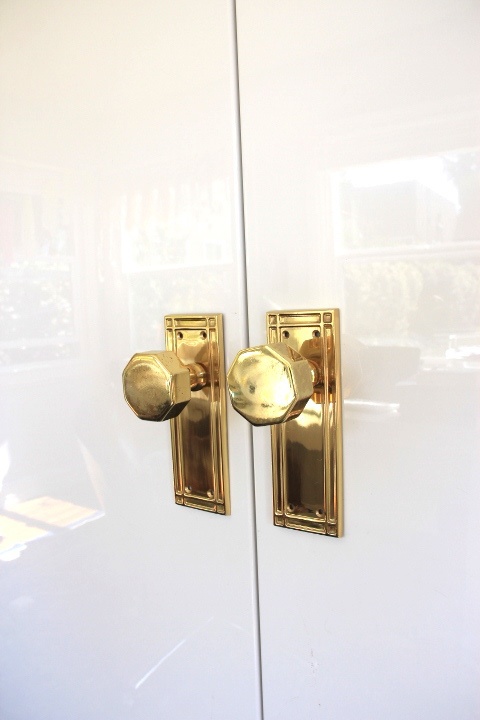 Added vintage hardware. Image Via 