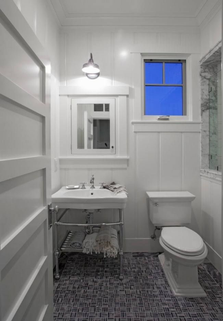 And another gooseneck for a powder room.