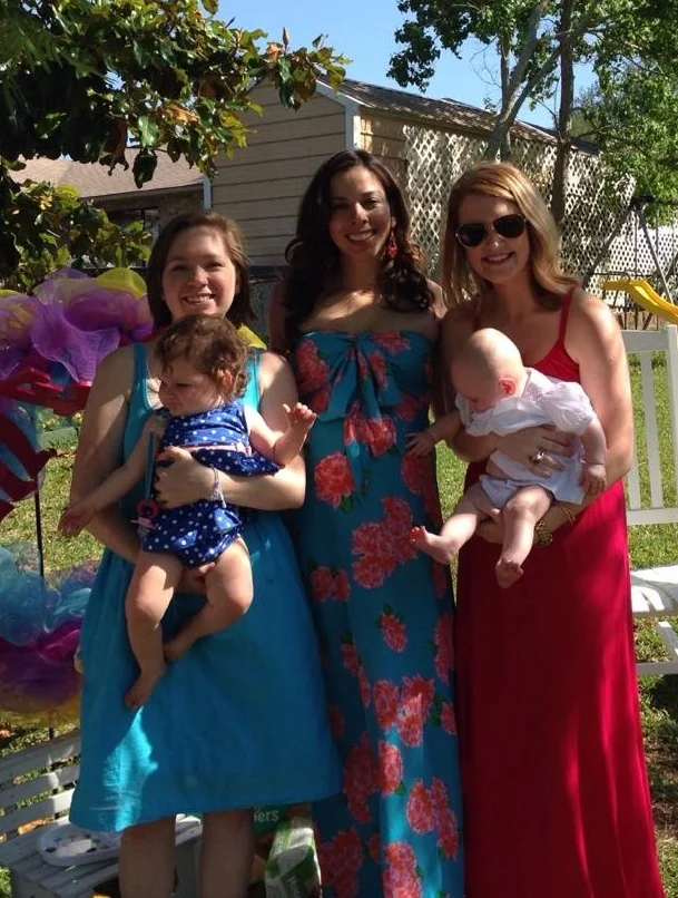 Dana, Me, Mallory and the 3A babies at my shower this weekend.