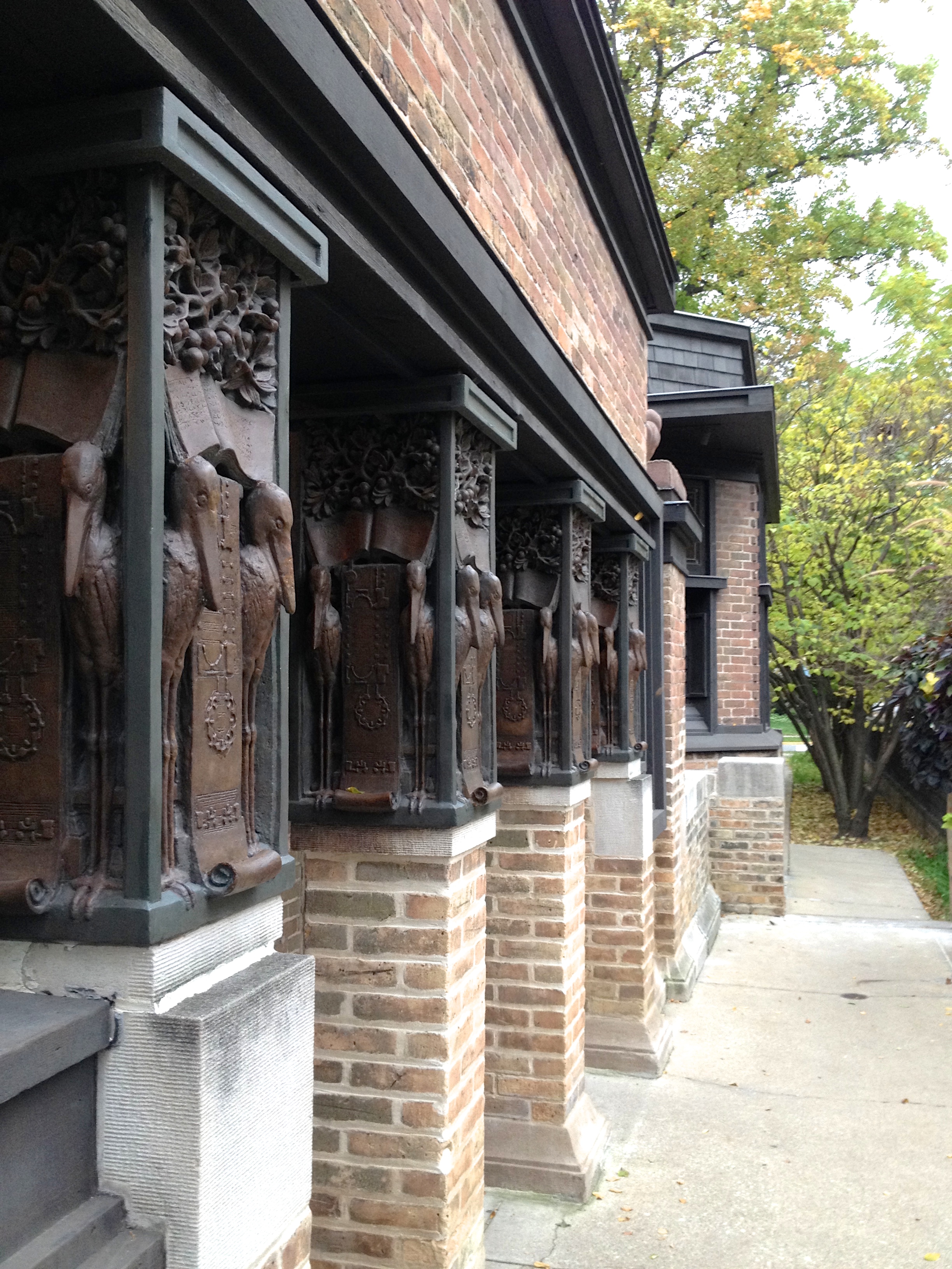 A detail shot from the side entrance to Frank's studio. The craftsmanship!! 