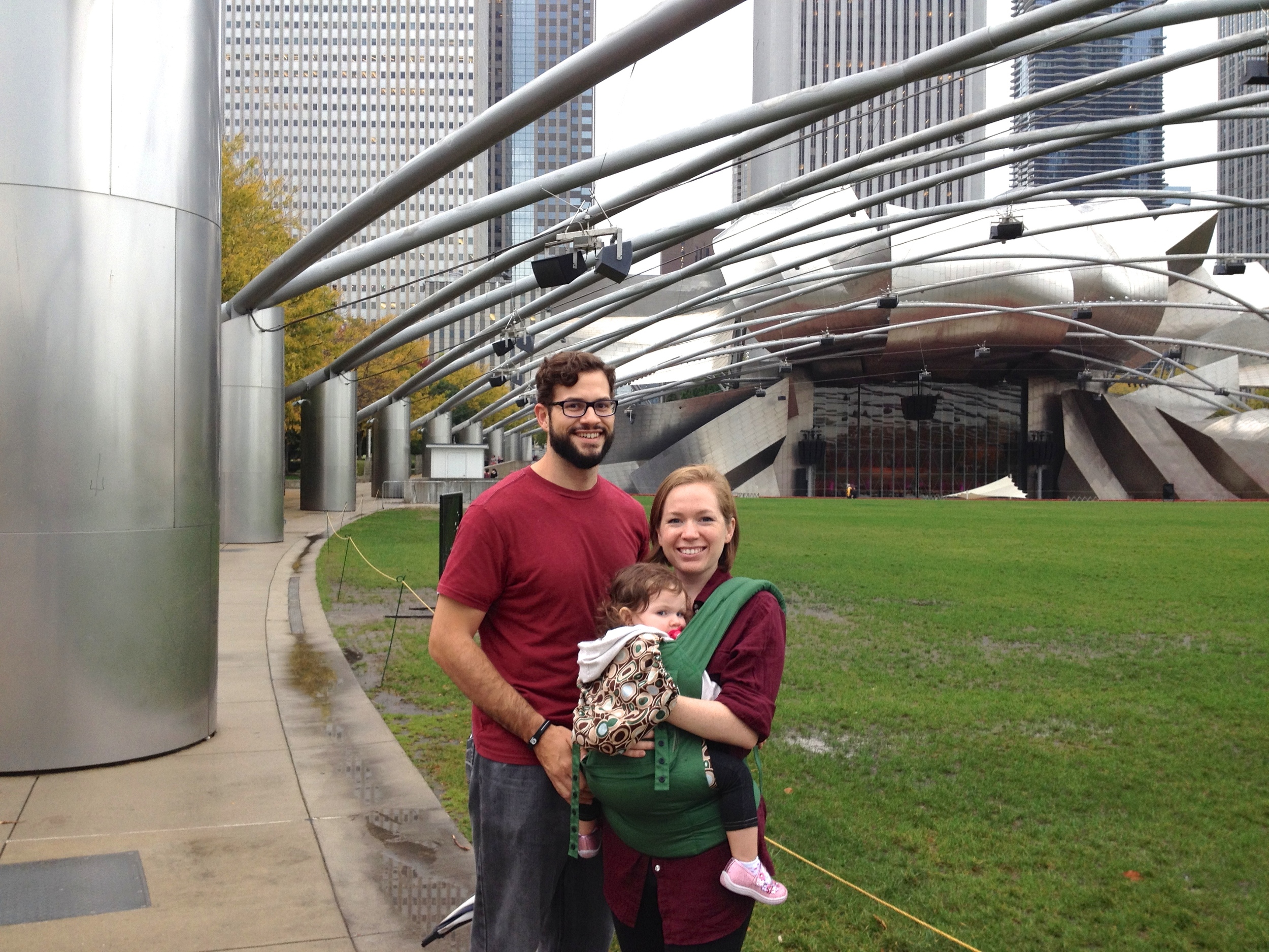 And right next door, Frank Gehry's Jay Pritzker Pavilion. 