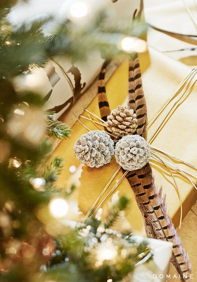 glitter pinecone feather wrapping.jpg