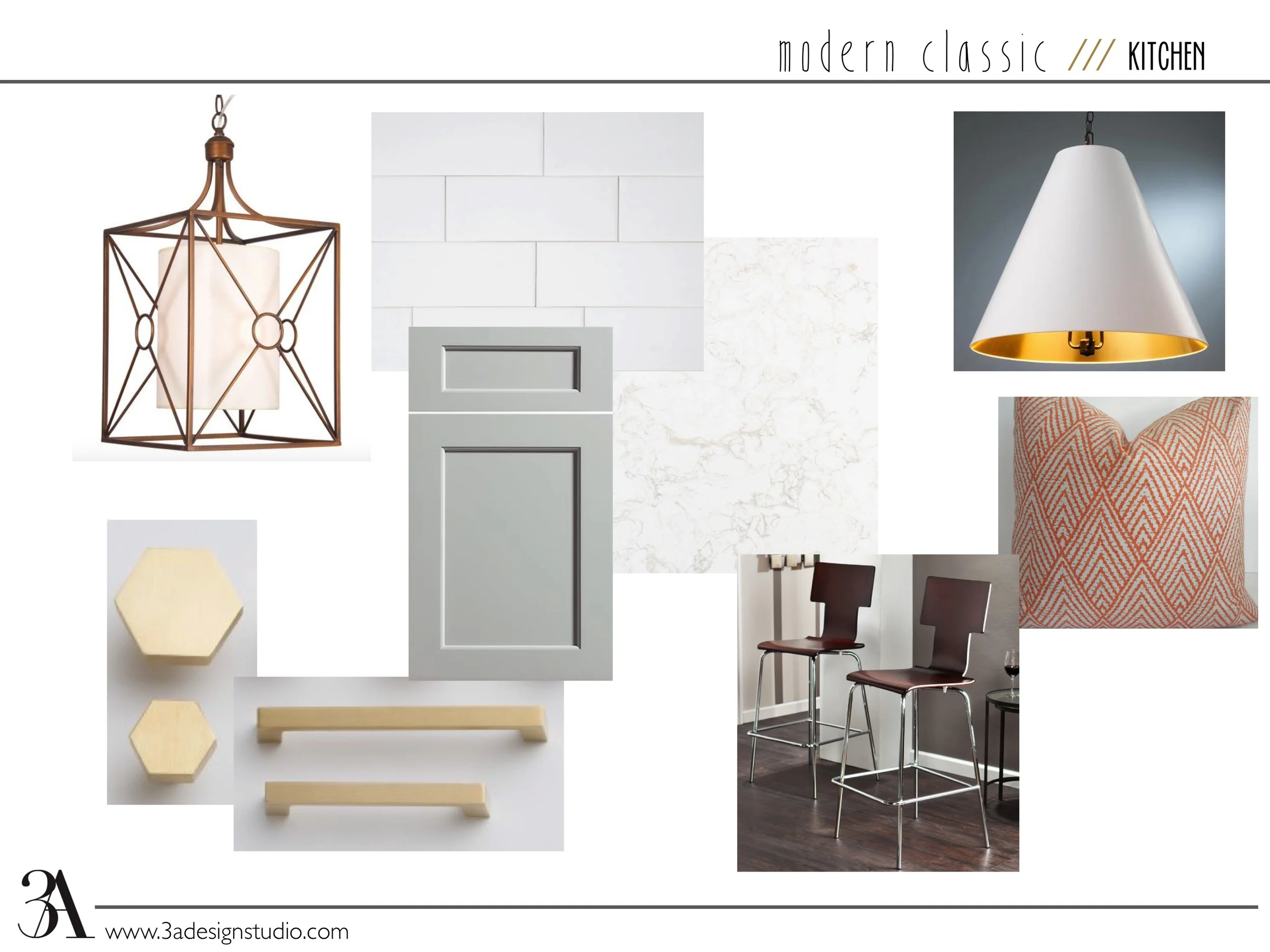 modern classic traditional kitchen mood board