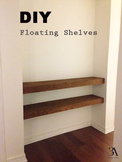 DIY Shelf Ideas: How To Make DIY Floating Wood Shelves