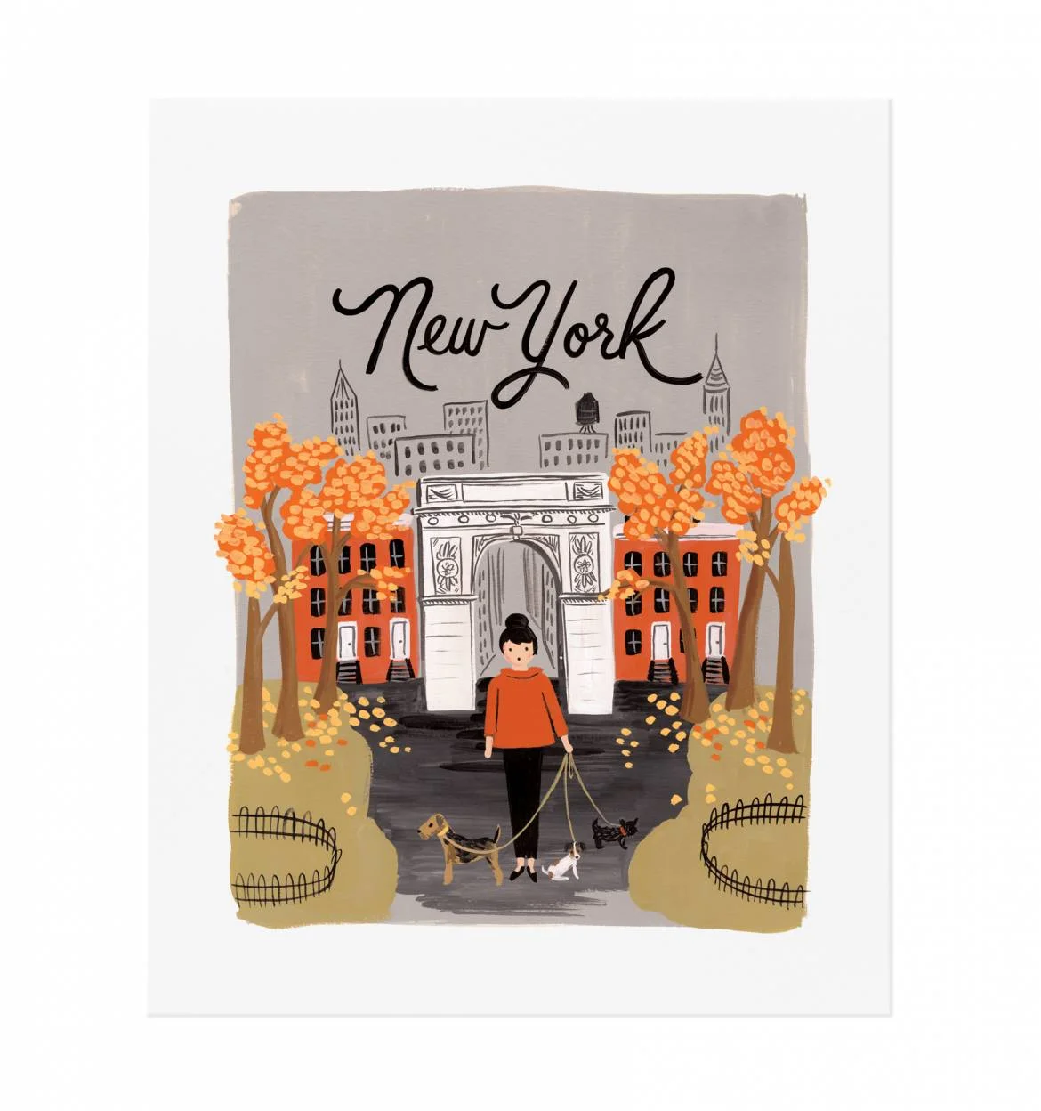 And their prints of places! This isn't the only NYC one for you lovers of and dwellers in--there's a few more.