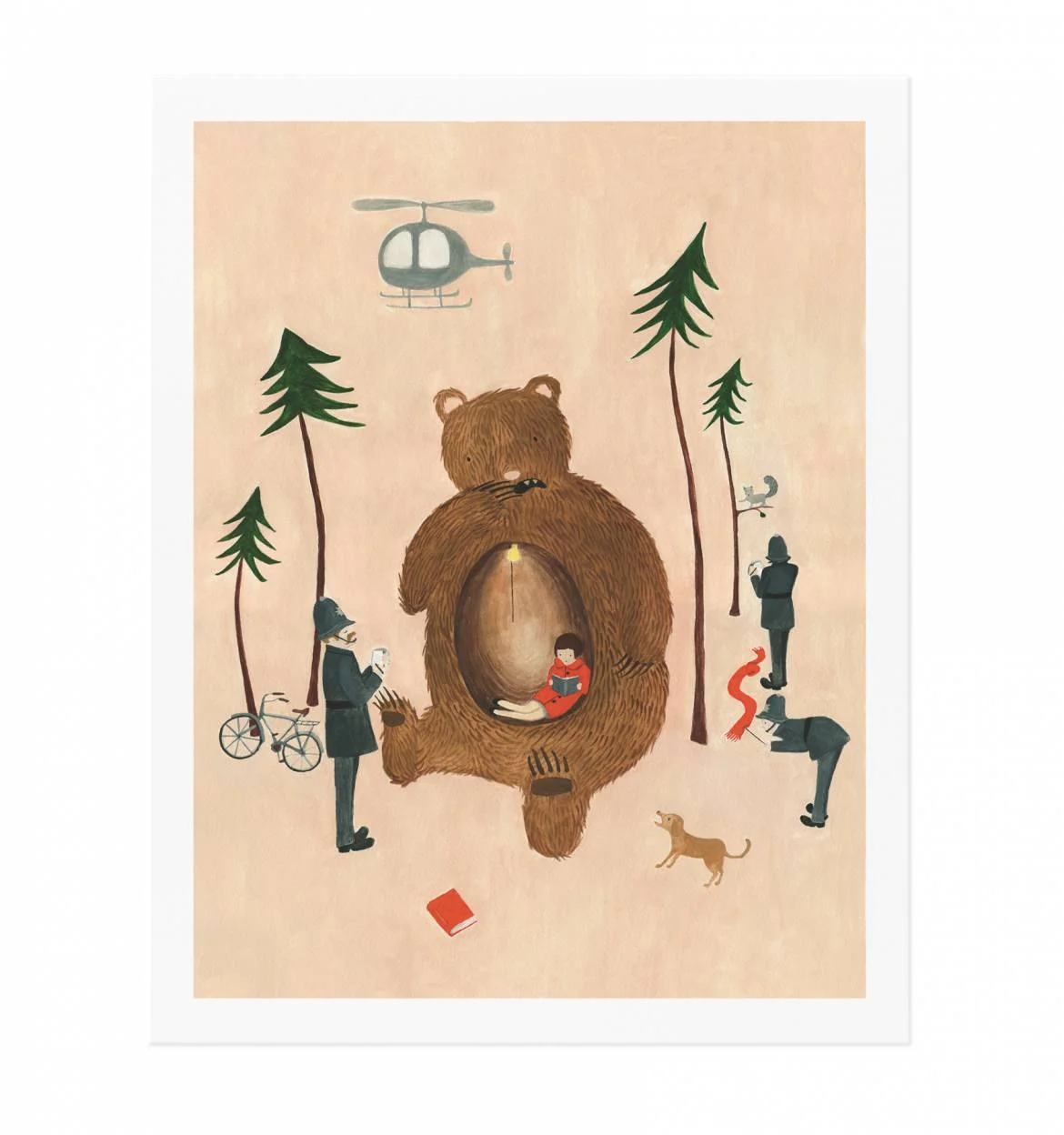 And then they have some fun and whimsical prints that are just plain clever. I LOVE this one.
