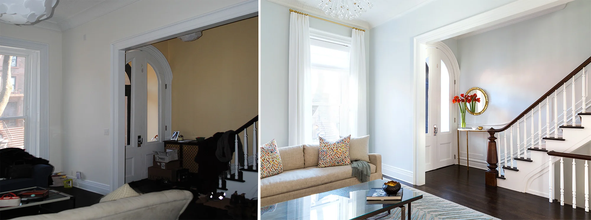 New paint, furniture and minimal styling update this entry.