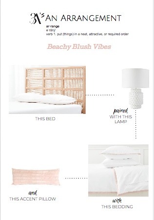 An Arrangement- Beachy Blush Vibes 