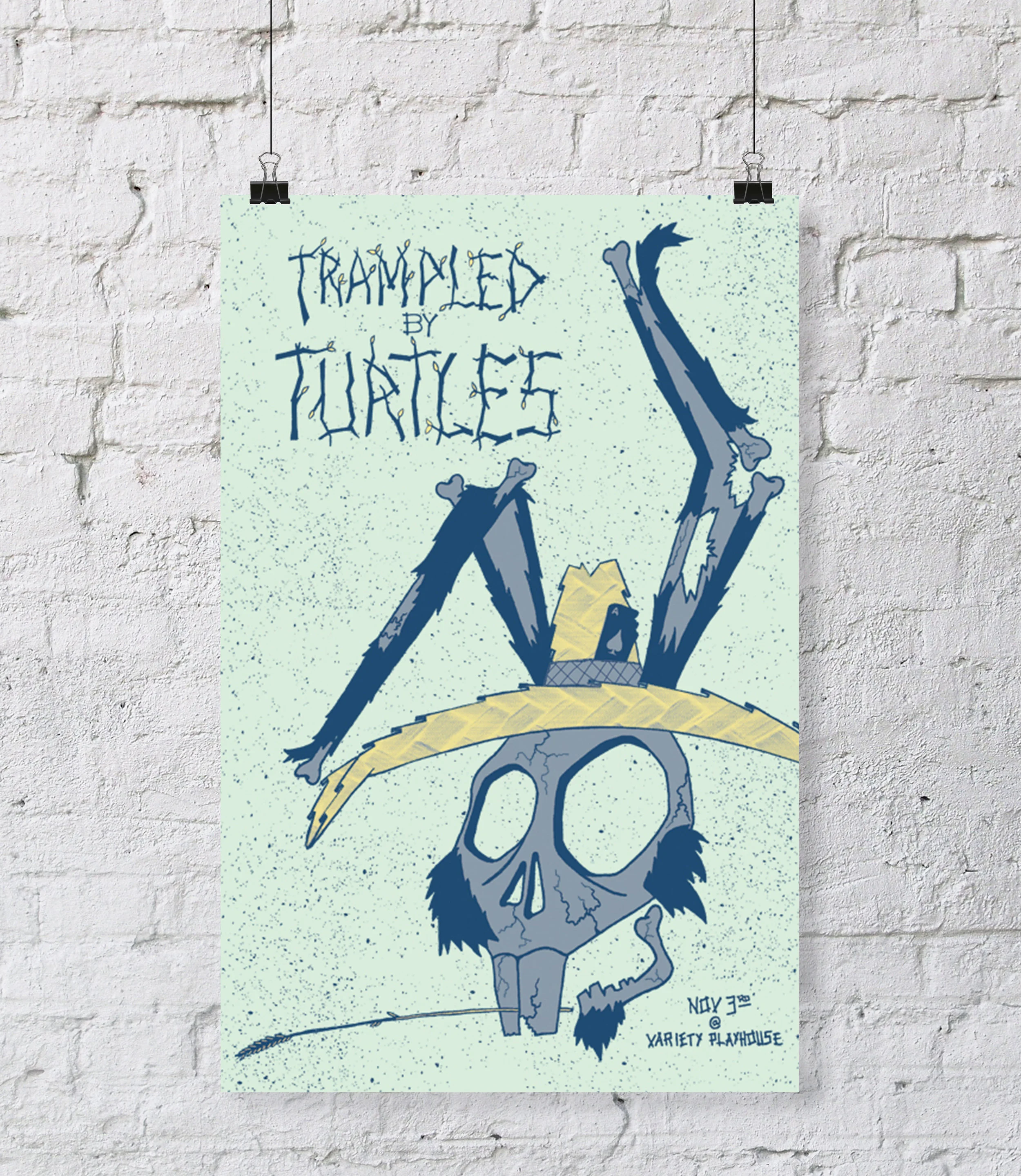 Posters_on brick_TrampledbyTurtles.jpg