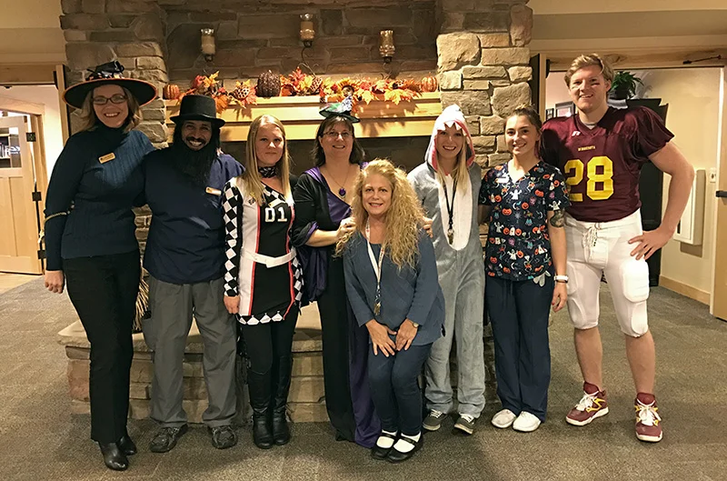 White Pine Senior Living of Blaine Staff - Halloween 2016