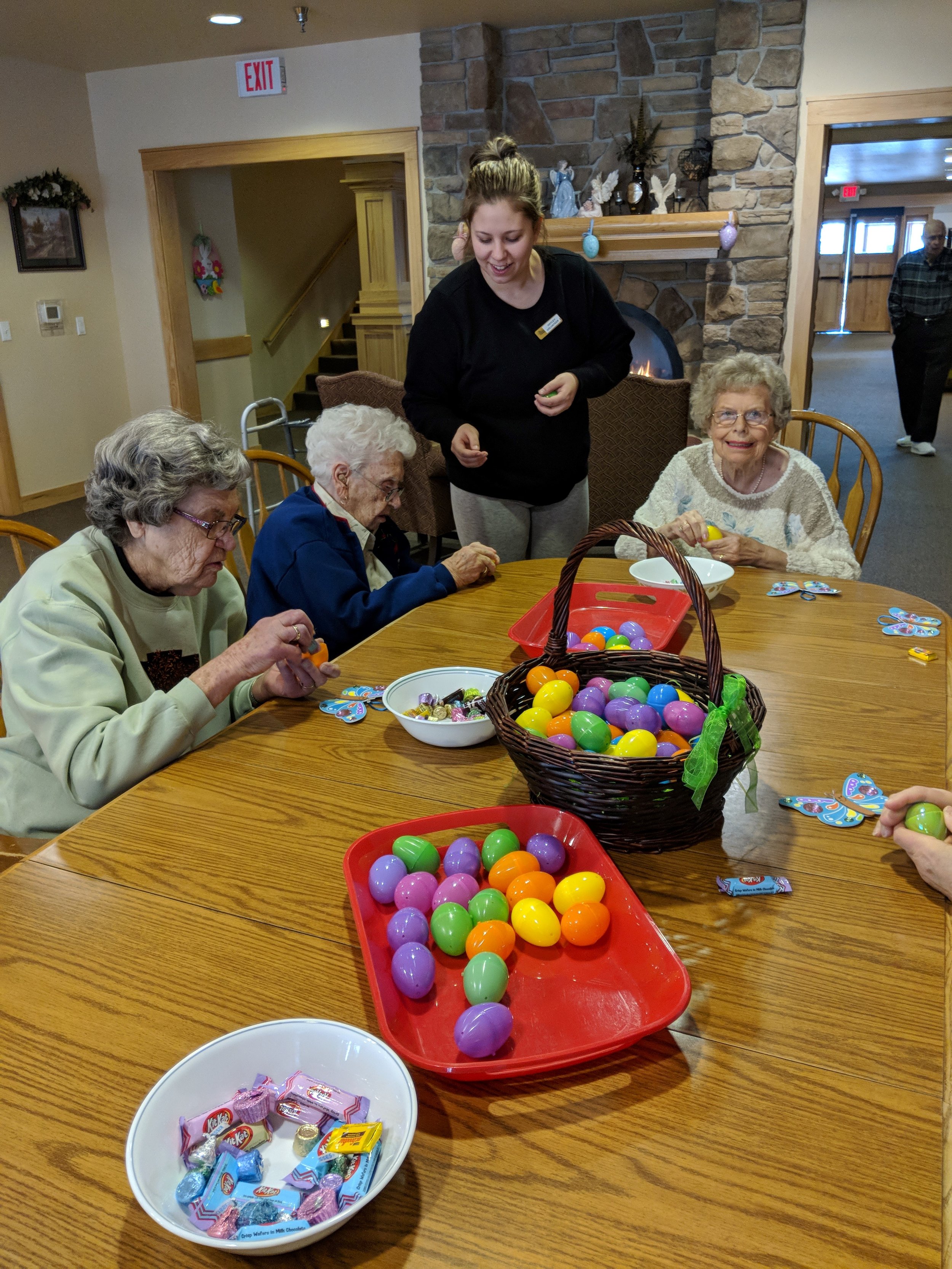 Tenants are busy filling Easter eggs 5.jpg