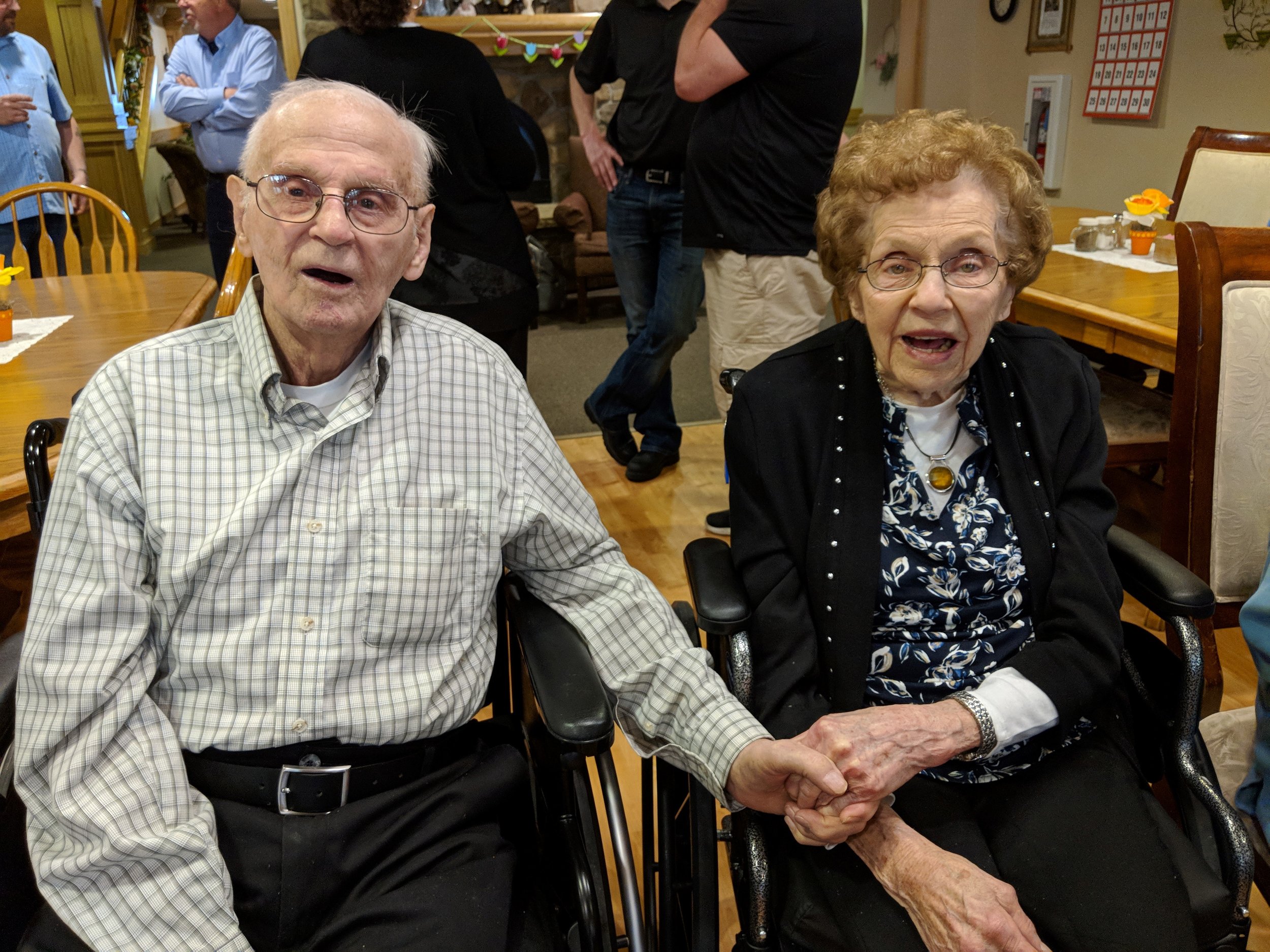 Ray & Bing's 70 wedding anniversary and Bing's 90th birthday celebration!.jpg